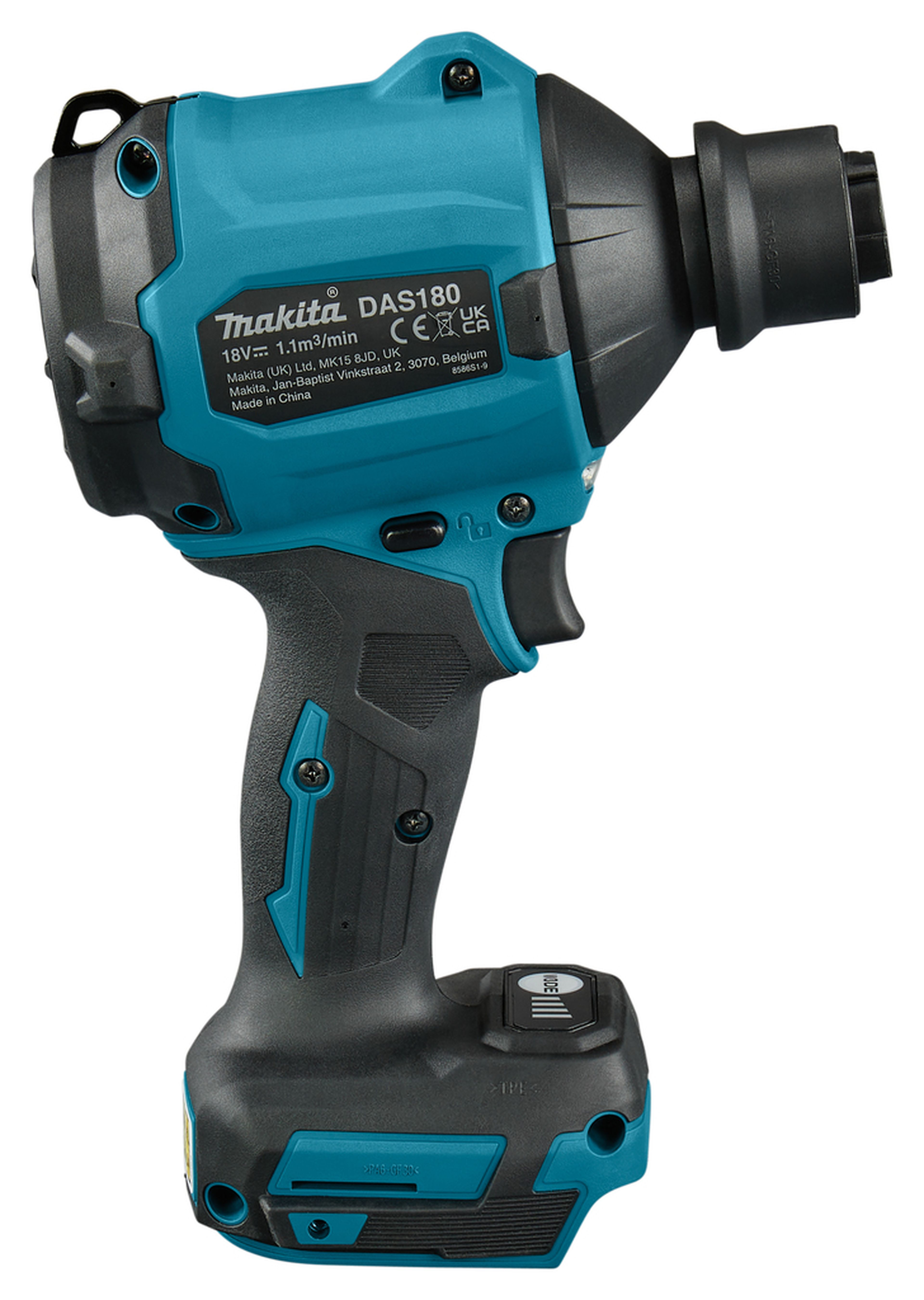 Makita Sopladora y Aspiradora de 18 V DAS180Z Image 4
