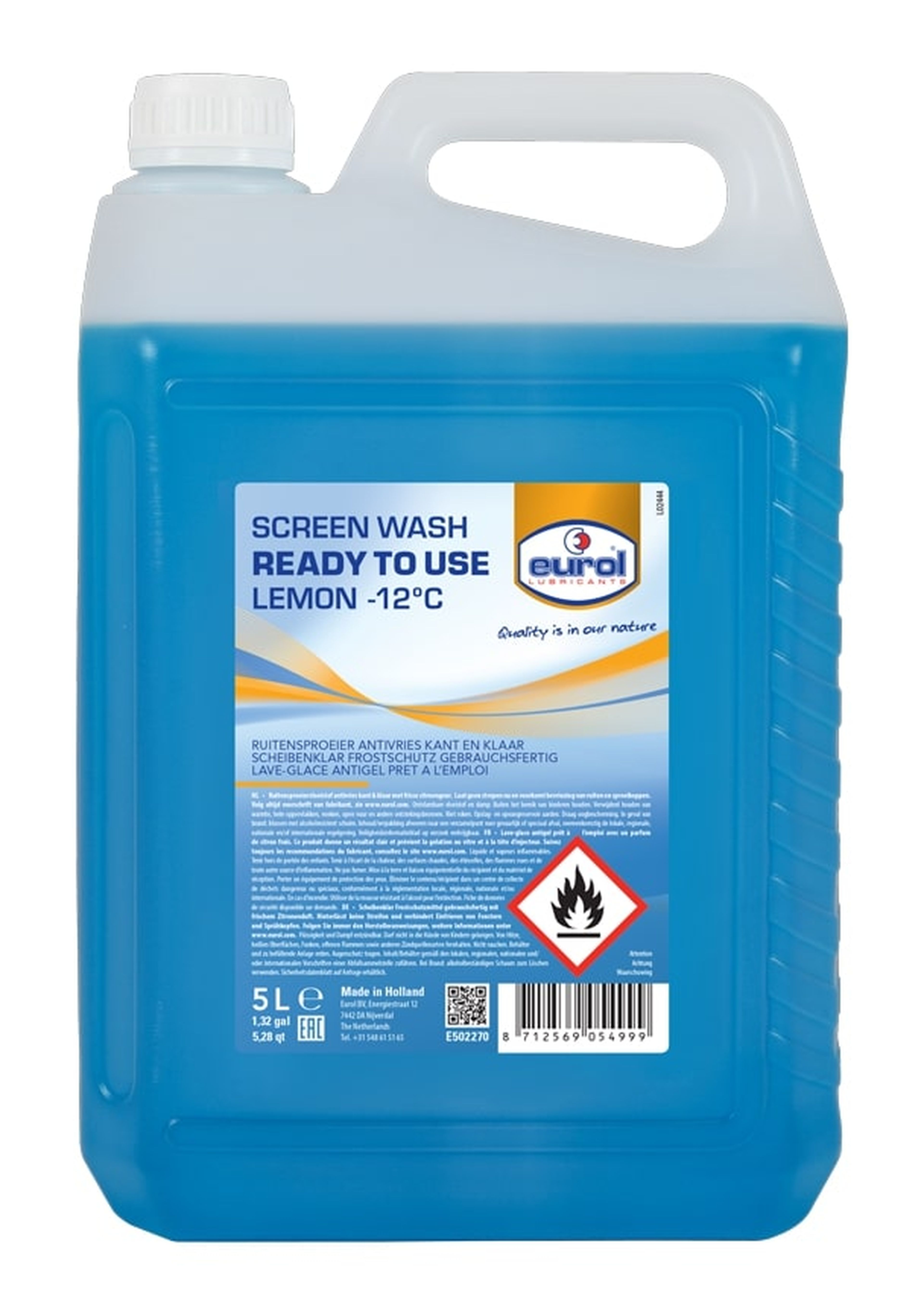 Eurol Screenwash Lemon -22° 5 liter Image 2