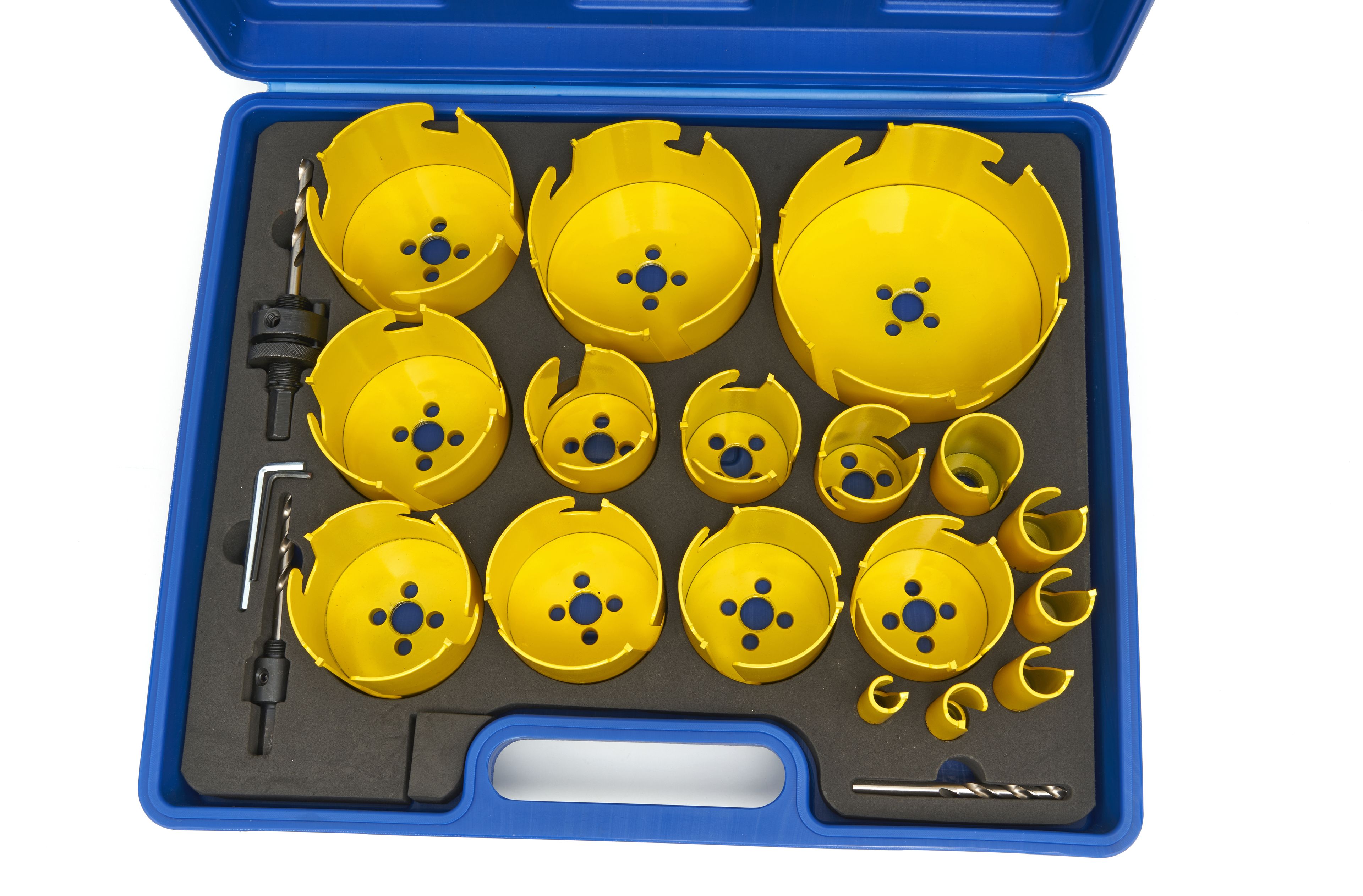 HBM Set di seghe a tazza diamantate Professional da 17 pezzi in TCT multimateriale Image 8