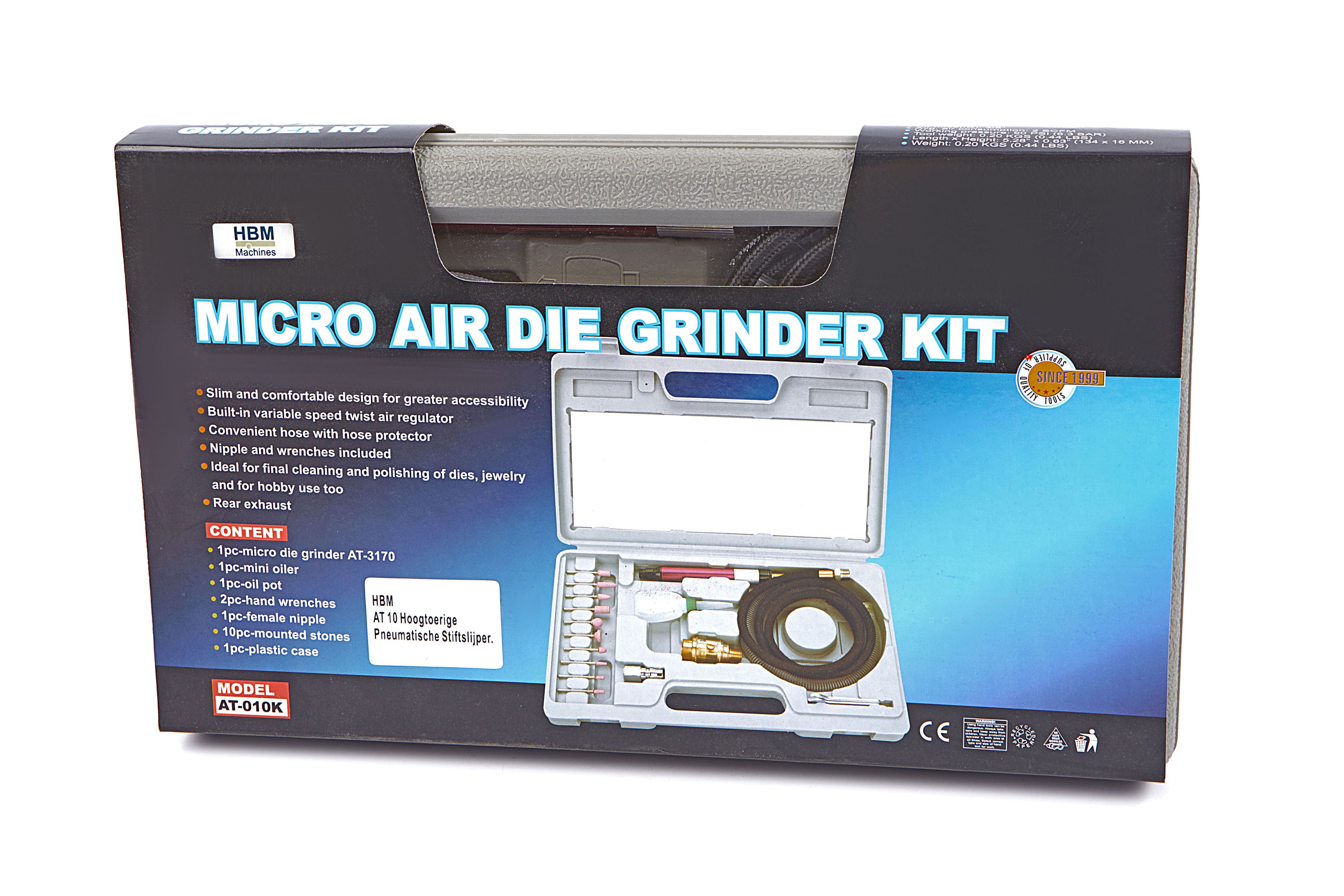 HBM AT 10 Hoogtoerige Pneumatische Stifslijper Image 9