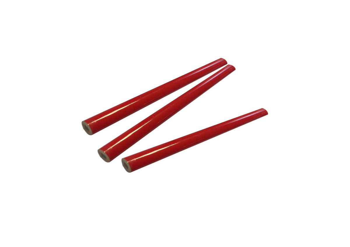 TPI; Zimmermannsbleistift-Set, ovale Form, HB schwarze Graphitmine, 50 Bleistifte in Schachtel