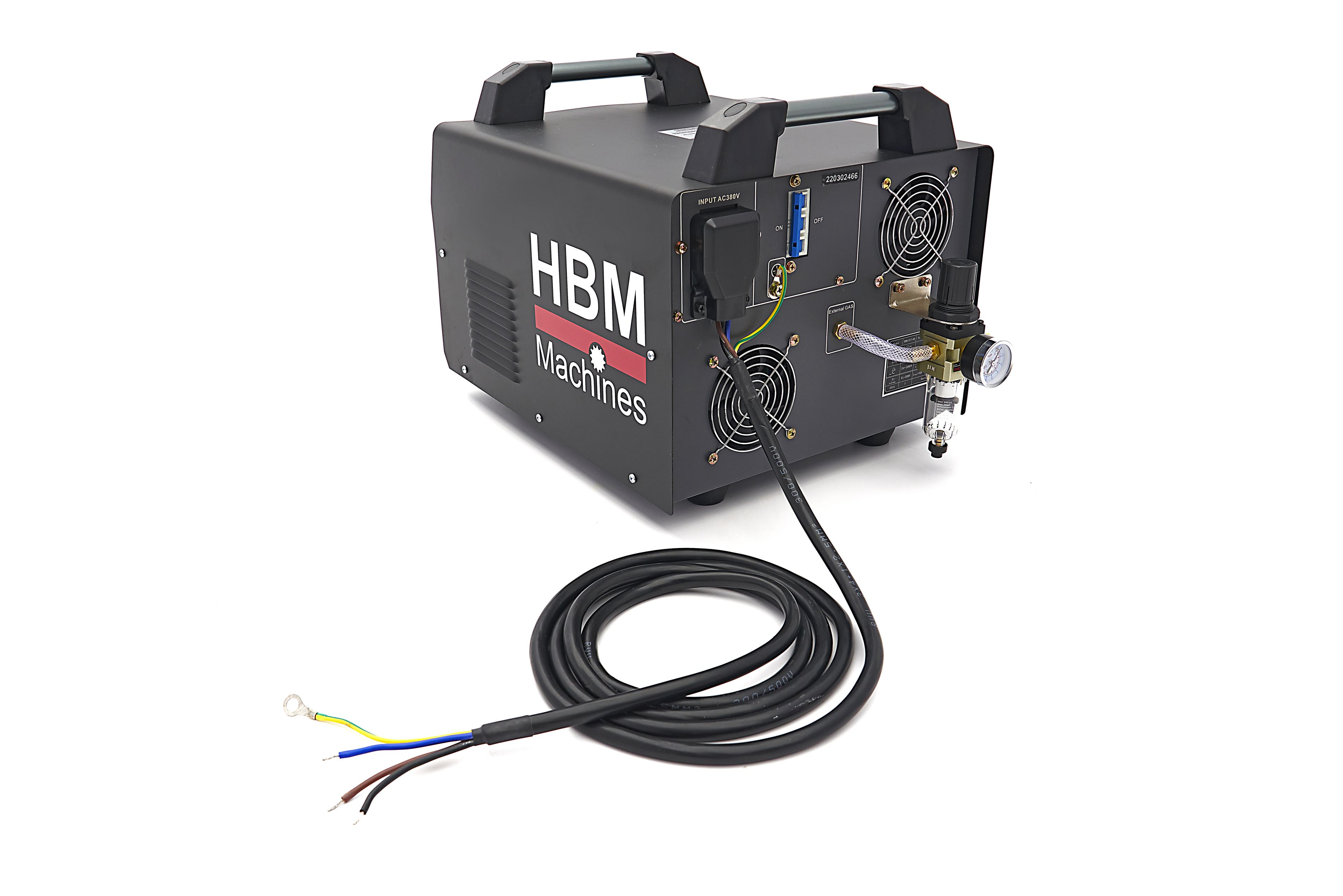 HBM CUT 60 Taglio Plasma con Compressore Integrato, Display Digitale e Tecnologia IGBT - 400 Volt - Nero Image 9