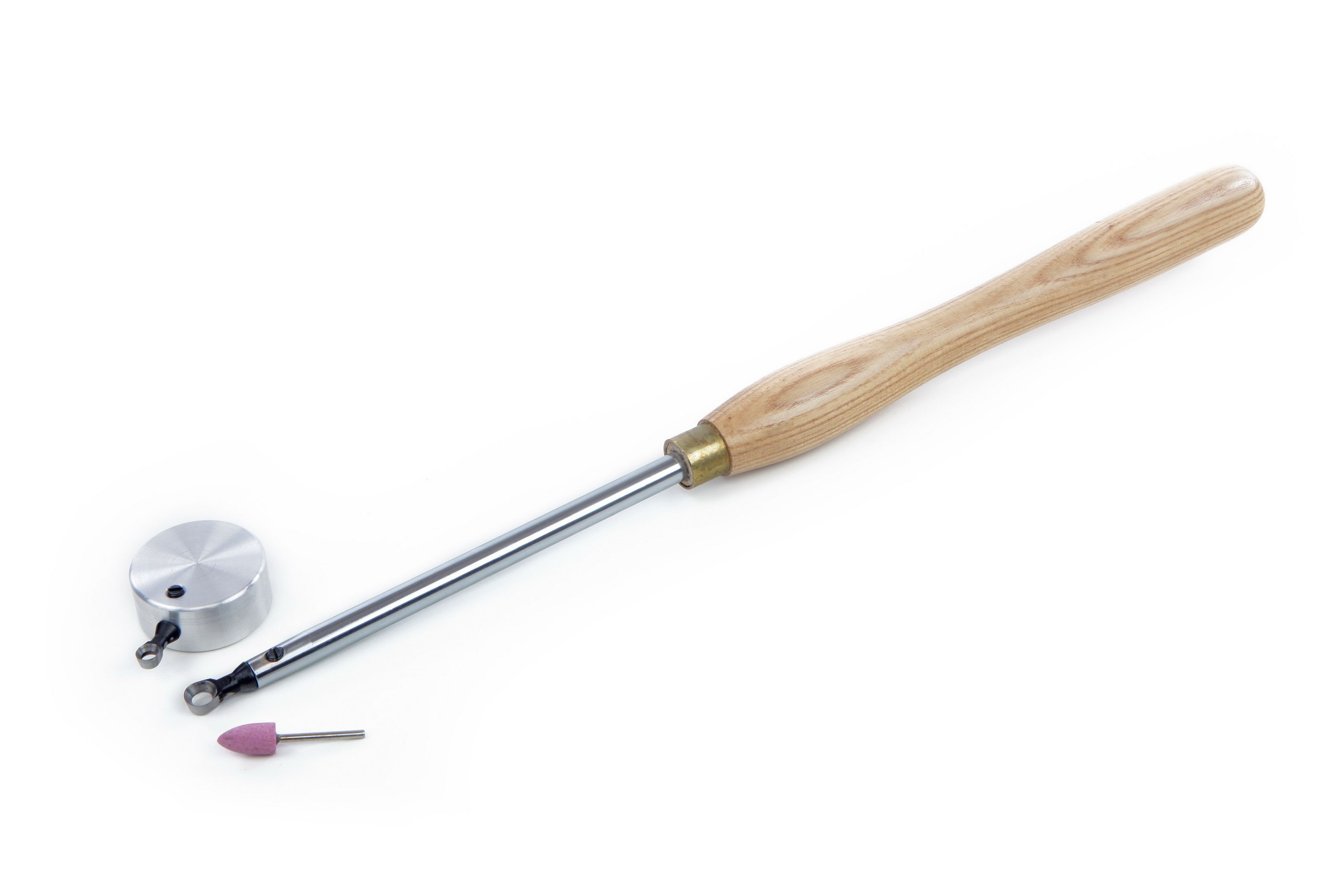 HBM Ciseau à bois pour tournage intérieur avec 2 ciseaux ronds séparés