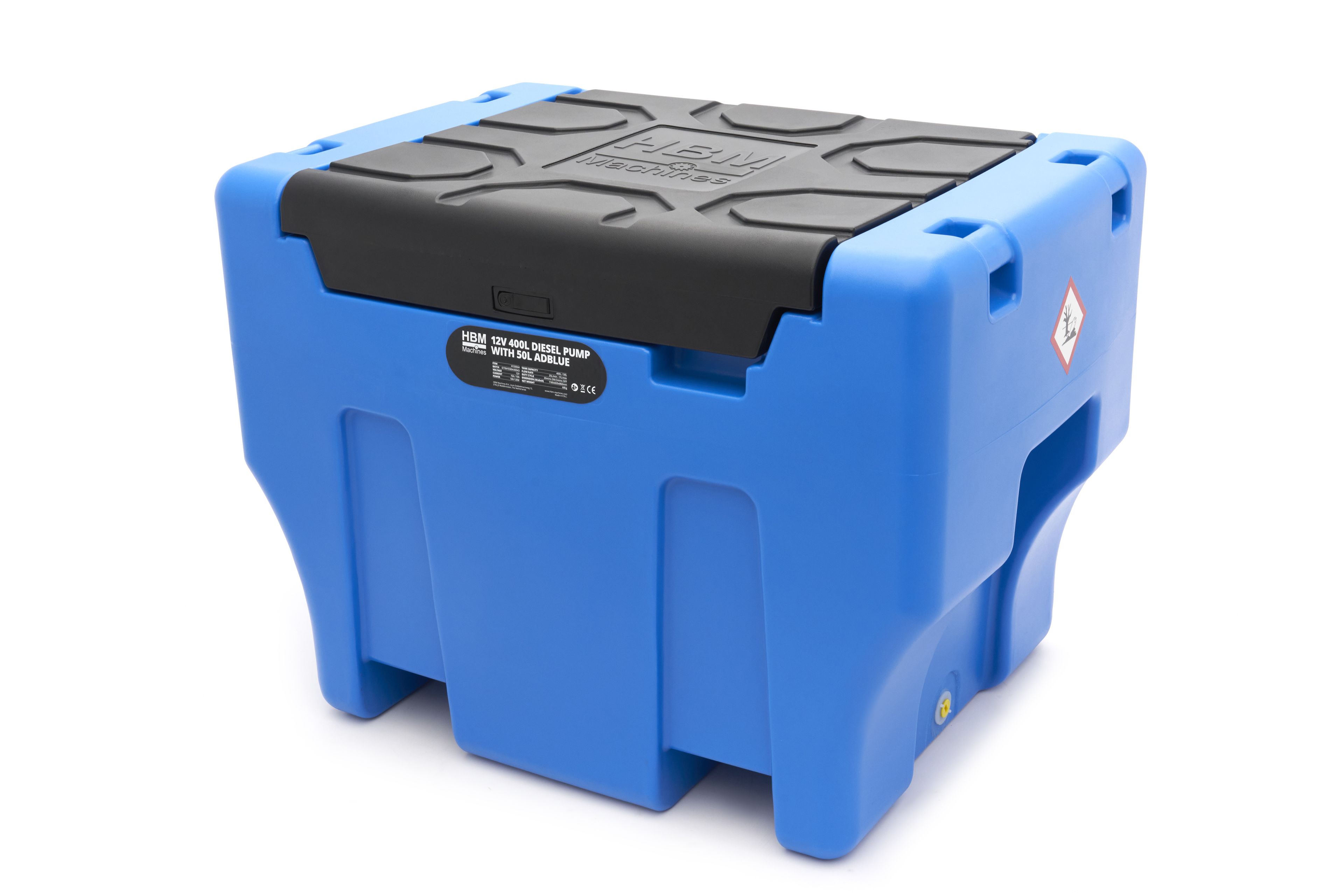 Pompe à diesel 400 litres HBM, 12 volts, avec 50 litres d'AdBlue Image 25