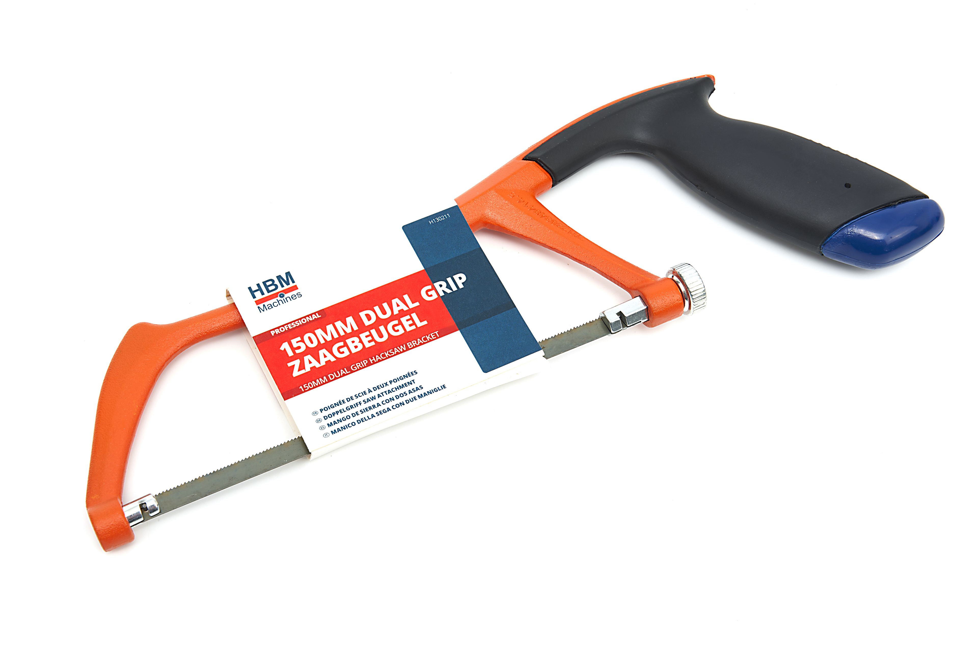 HBM 150 mm. Sega a manufice dual grip professionale, Cornice per sega Image 7