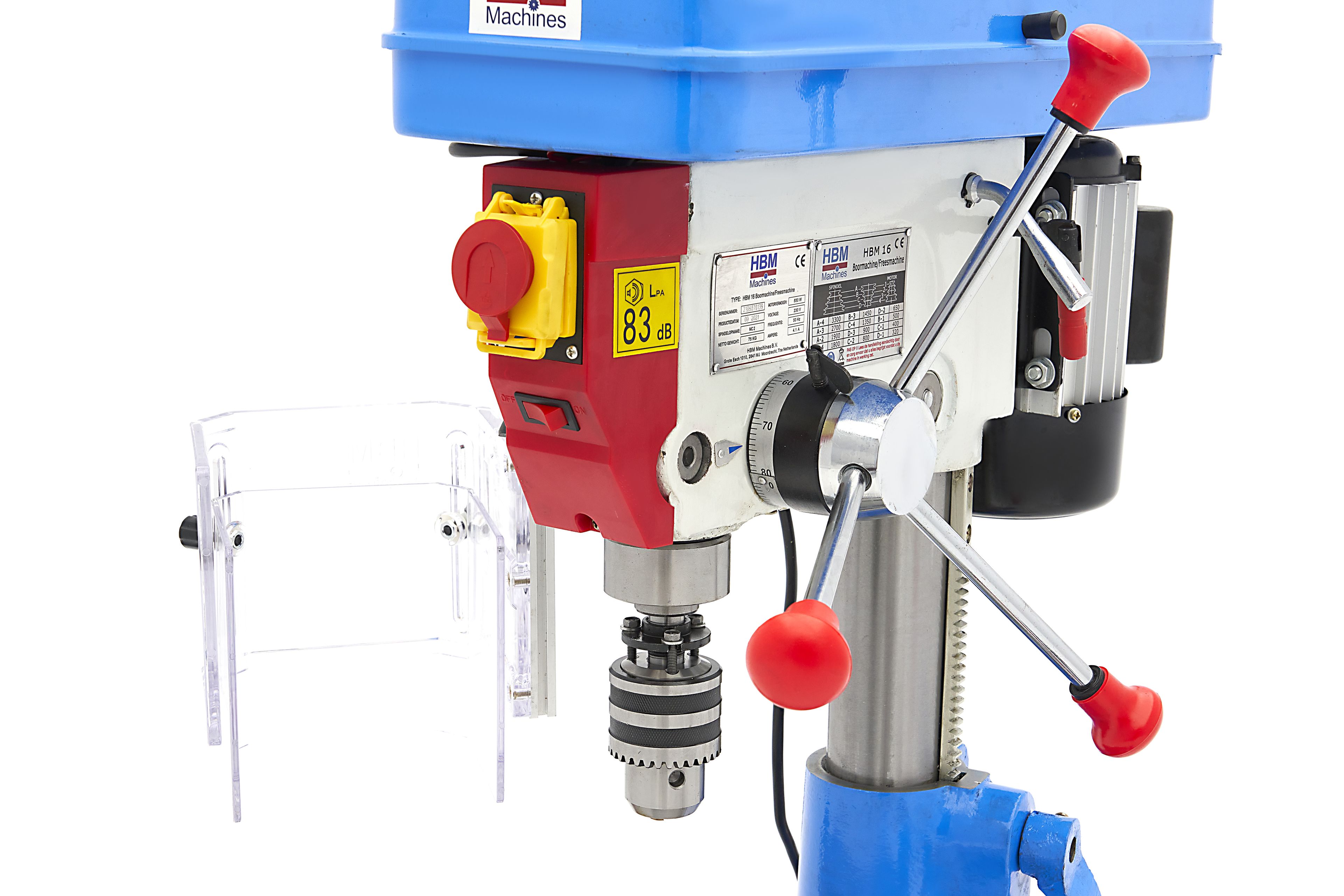 HBM 16 Perceuse/fraiseuse avec couvercle de protection Image 11