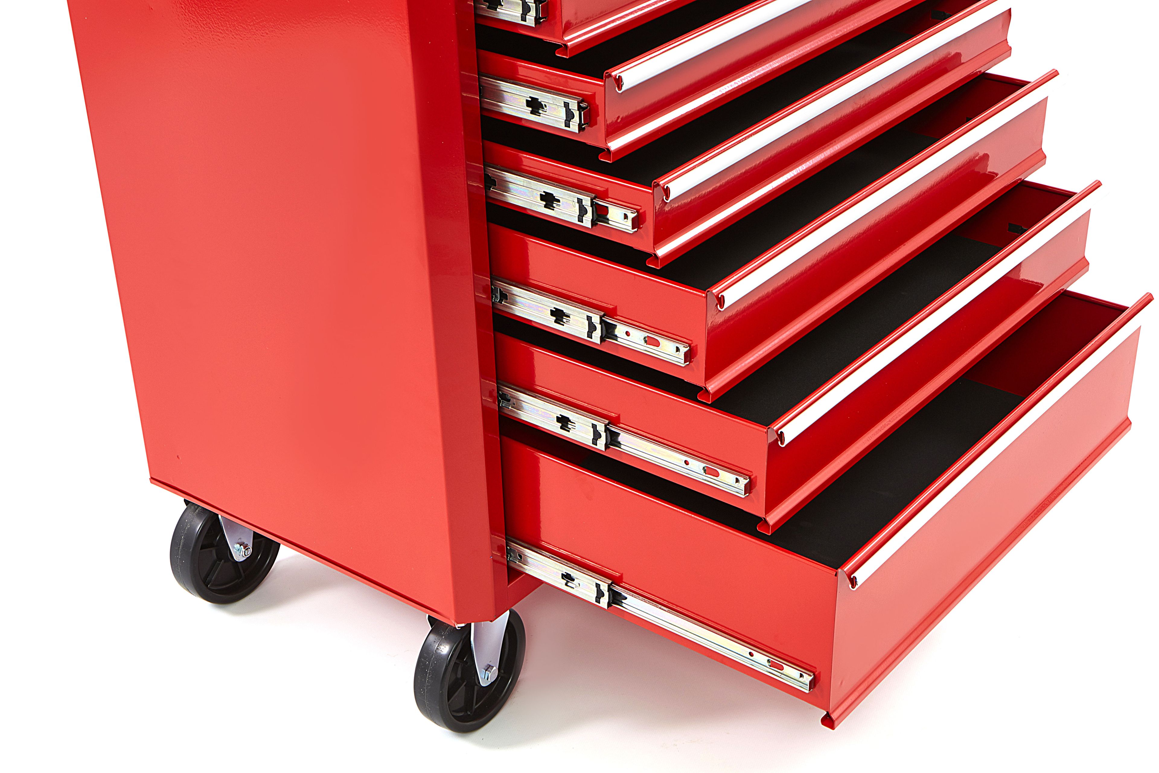 HBM gereedschapswagen met 7 laden, 66 cm, rood Image 7