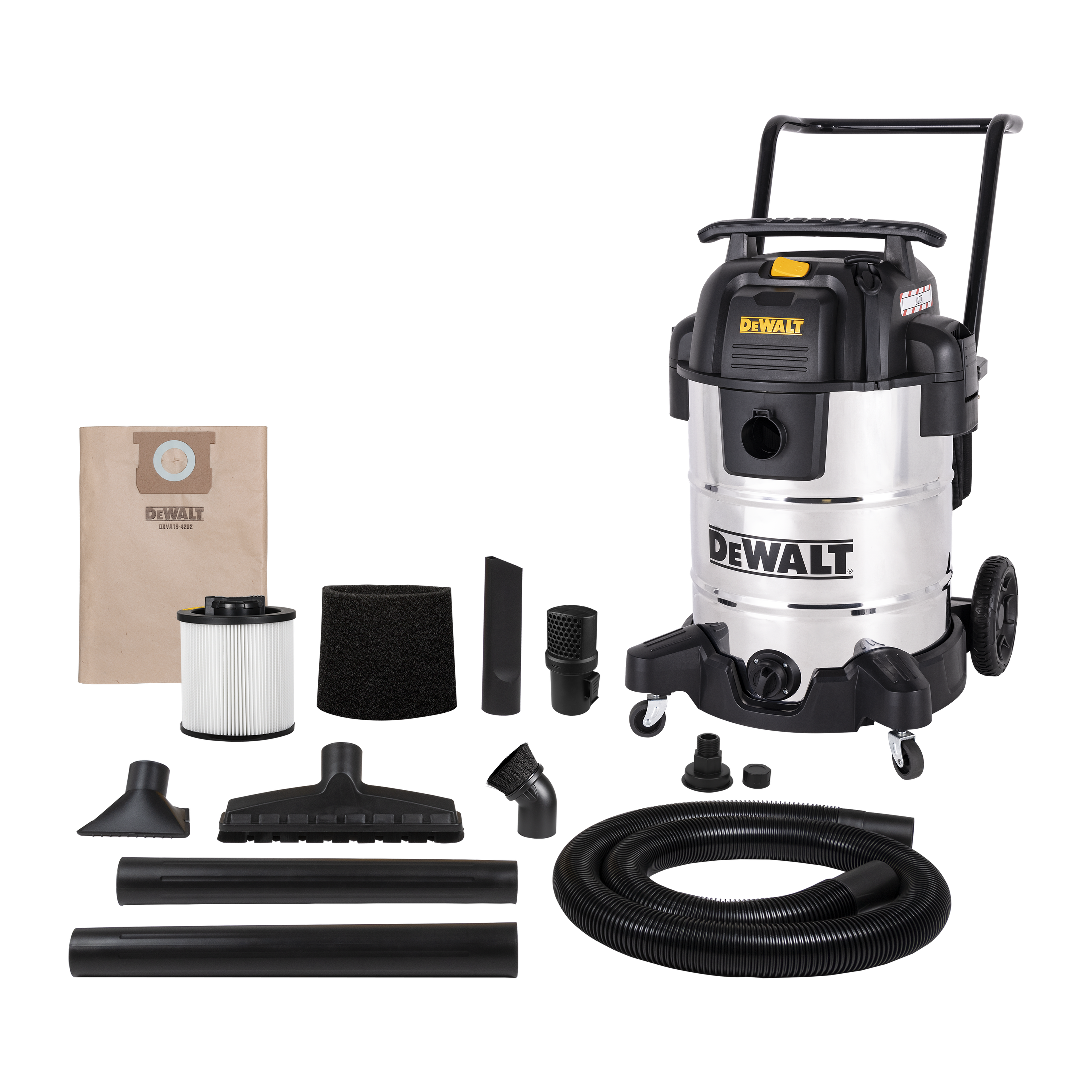 DeWalt stille bouwstofzuiger nat/droog 61L, DXV61S-QT Image 7