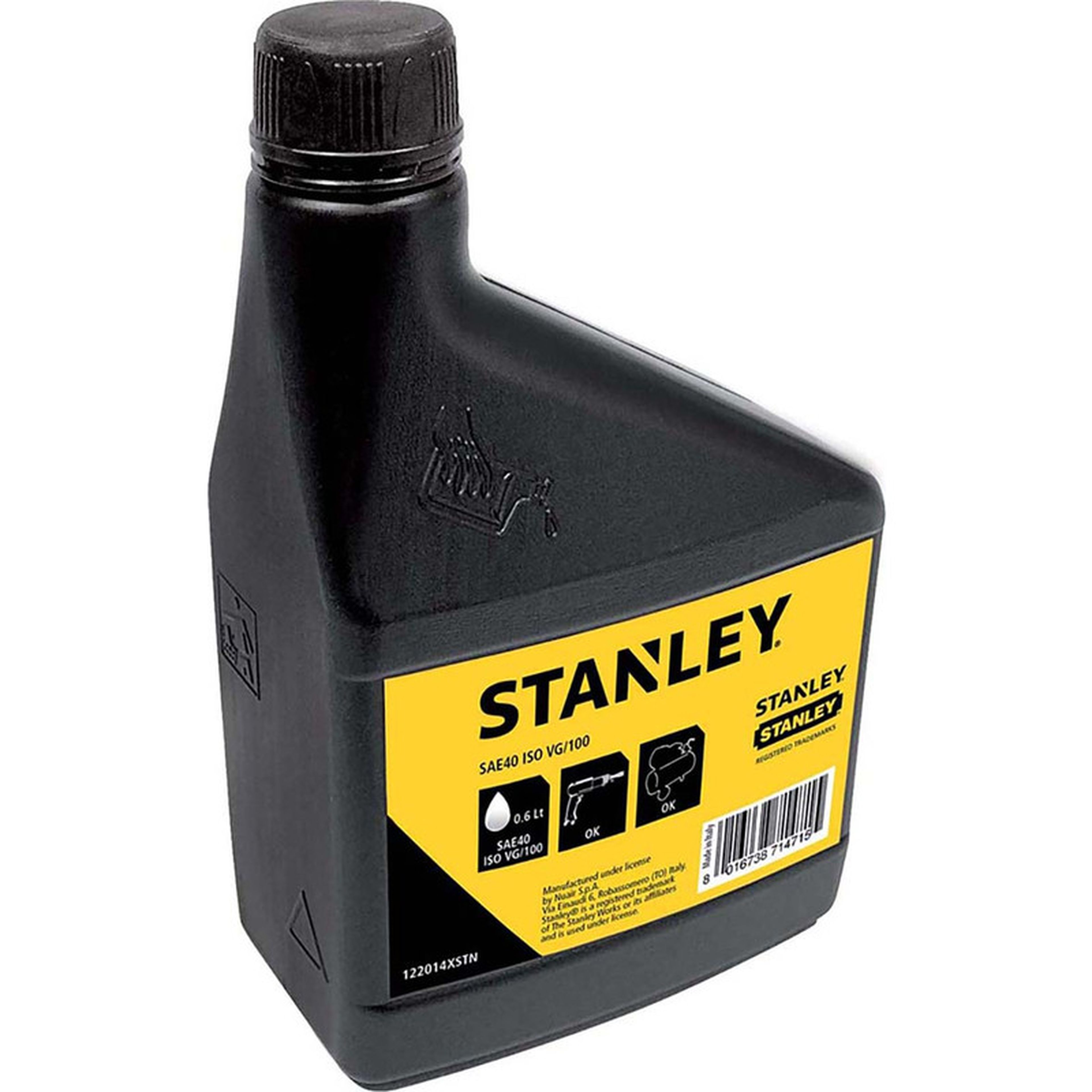  Stanley Huile de Compresseur Stanley 0.6L, SAE40 ISO VG100