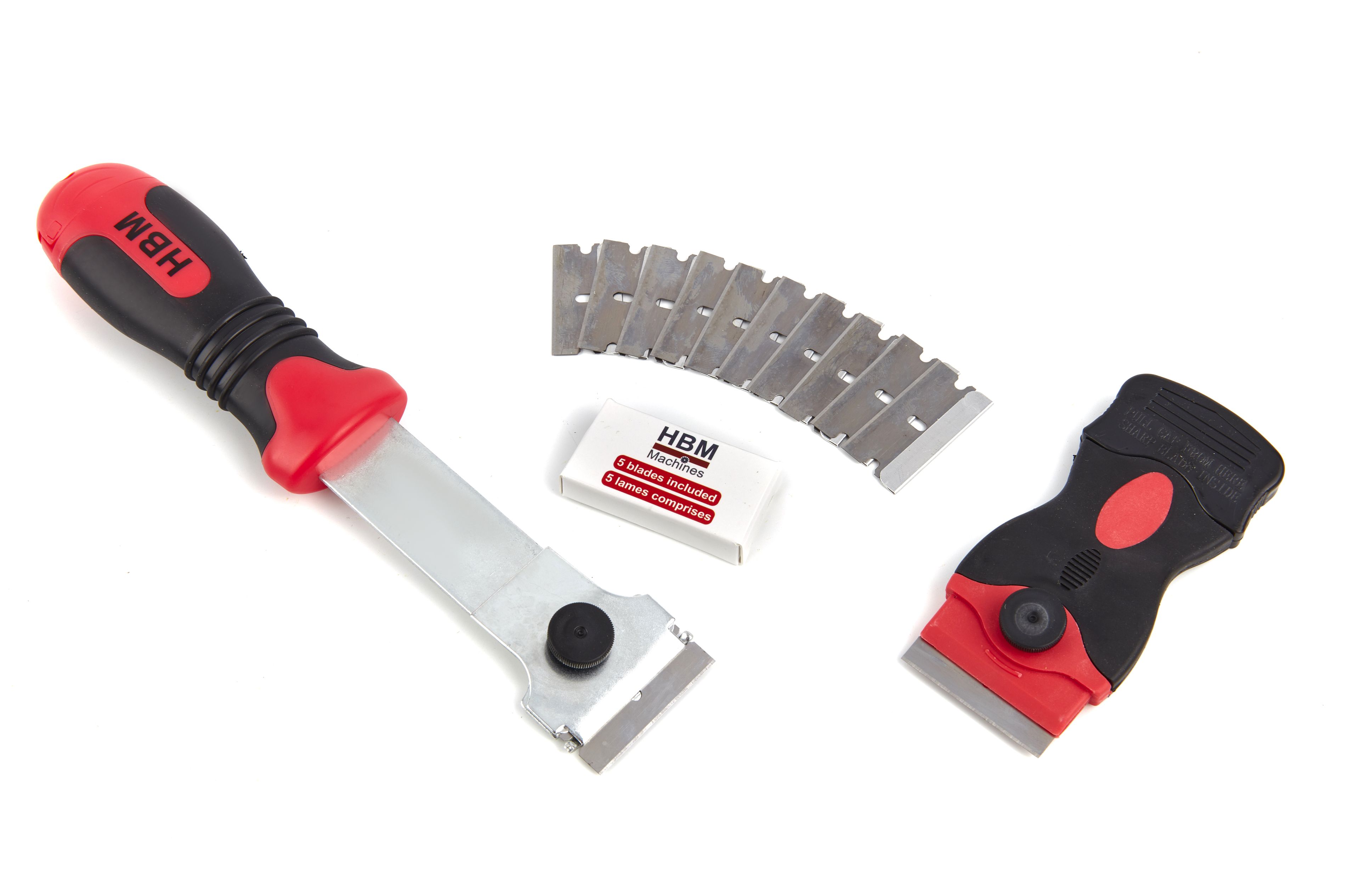 HBM Lot de 14 grattoirs à peinture et grattoirs à verre – Modèle 2 Image 2