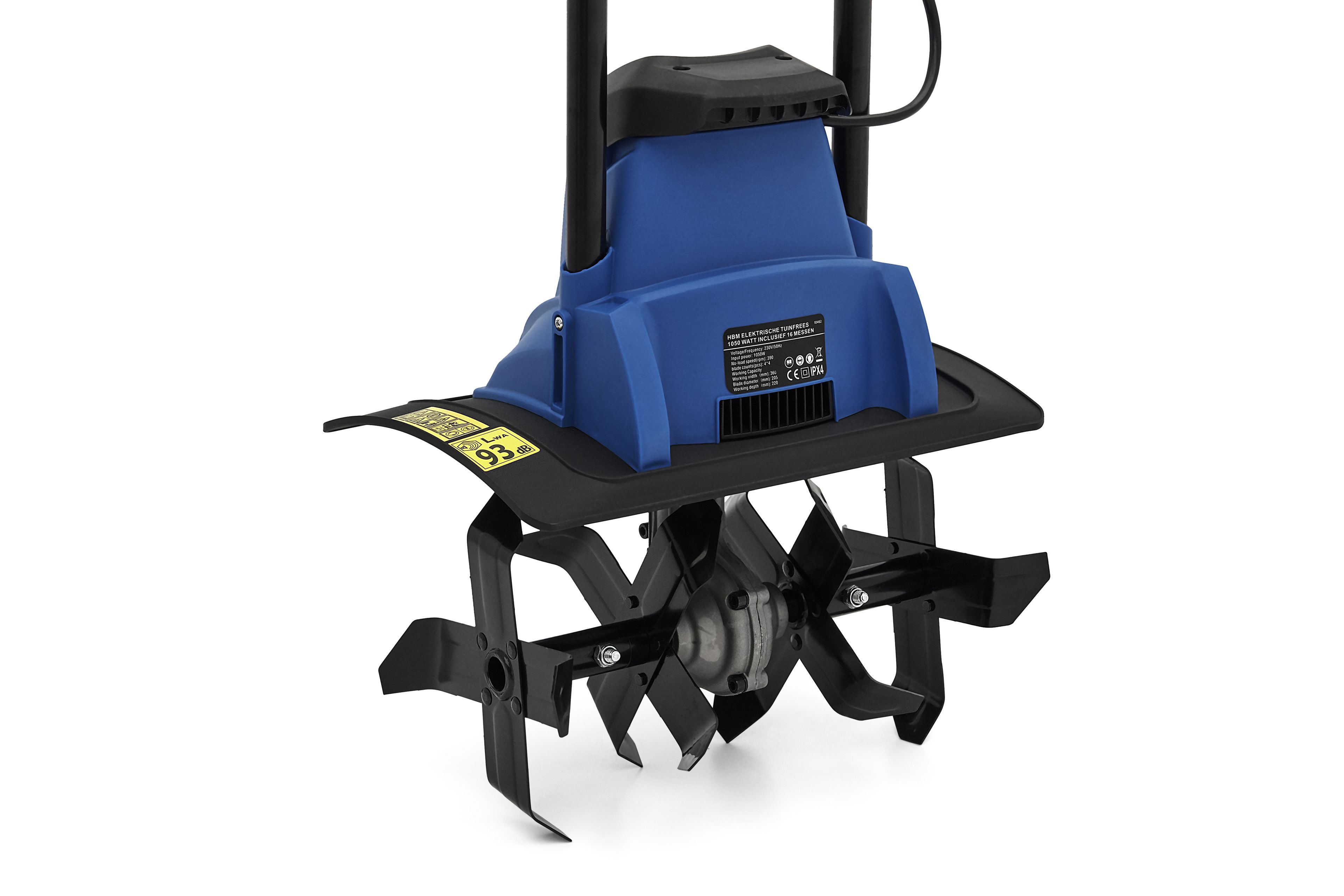 HBM Elektrische Tuinfrees 1050 Watt inclusief 16 Messen Image 5