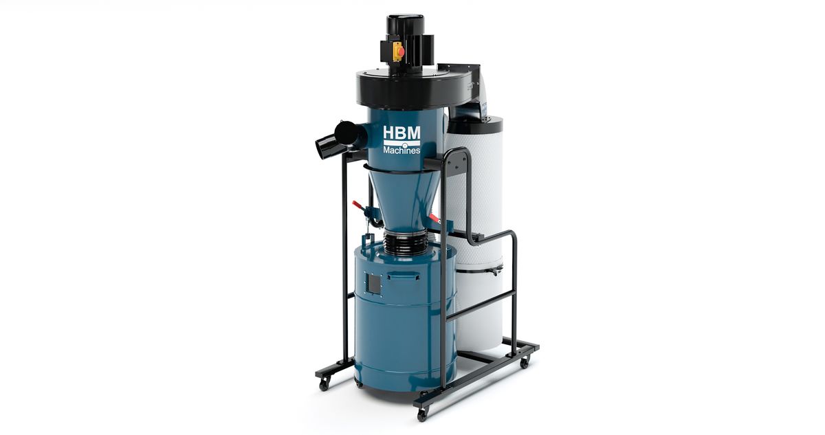 HBM instalación móvil de extracción de polvo 2200 Watt