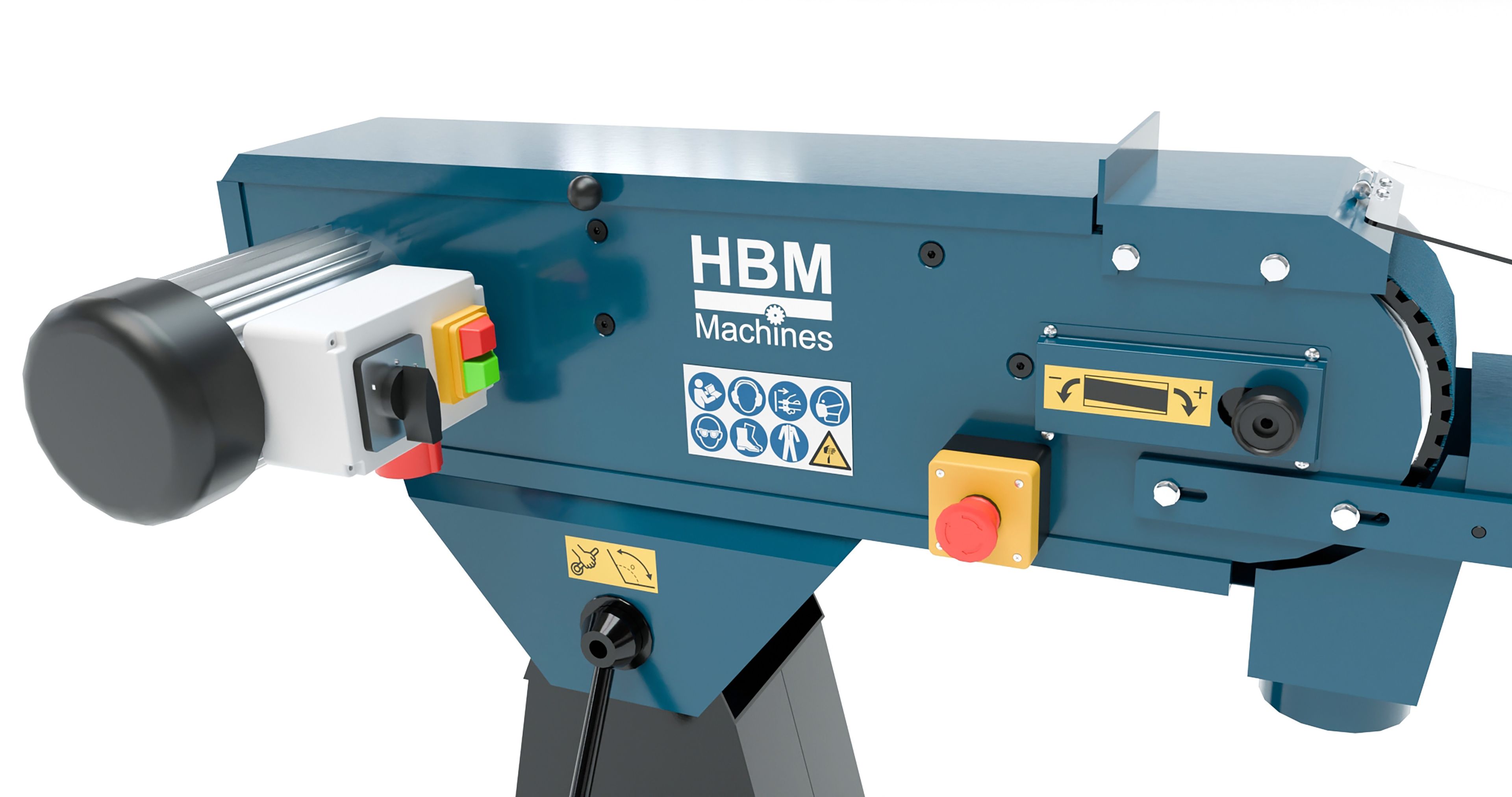 Ponceuse à bande métallique HBM 150 x 2000 mm Image 5