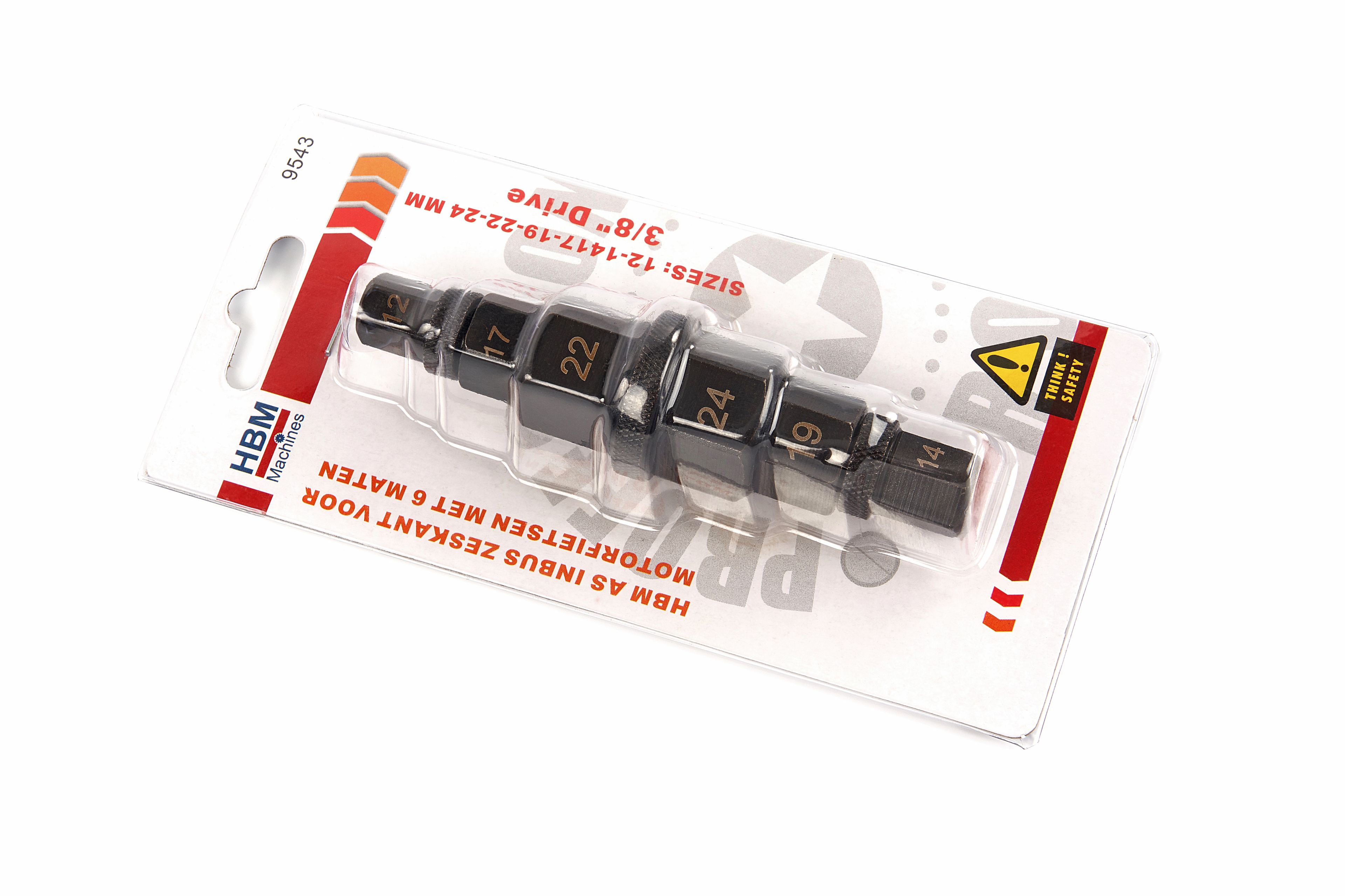 HBM Clé hexagonale pour motos comprenant 6 tailles Image 3