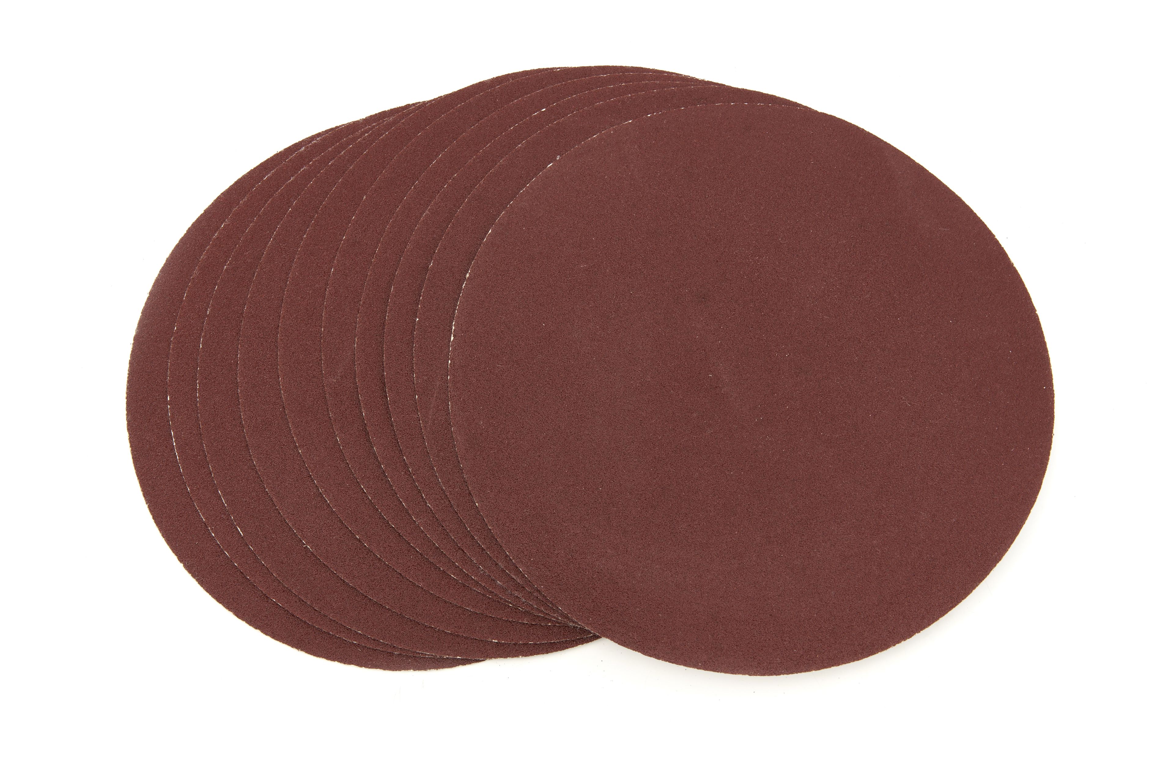 Disque abrasif HBM à fixation velcro en oxyde d’aluminium grain 120 - 10 pièces