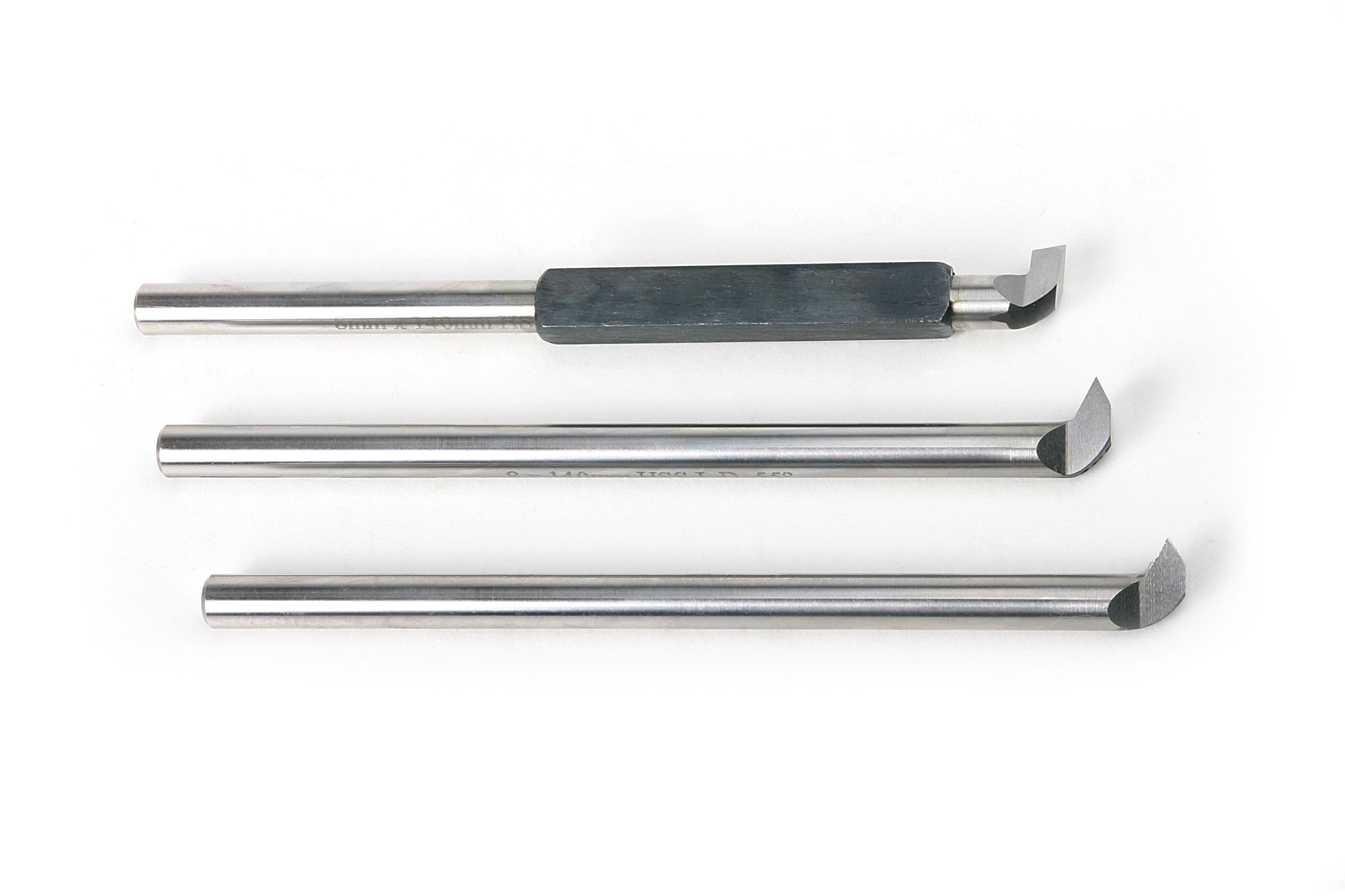 HBM 8 mm 4 Pezzi Set di Scalpelli HSS per Interni con Mandrino Image 2