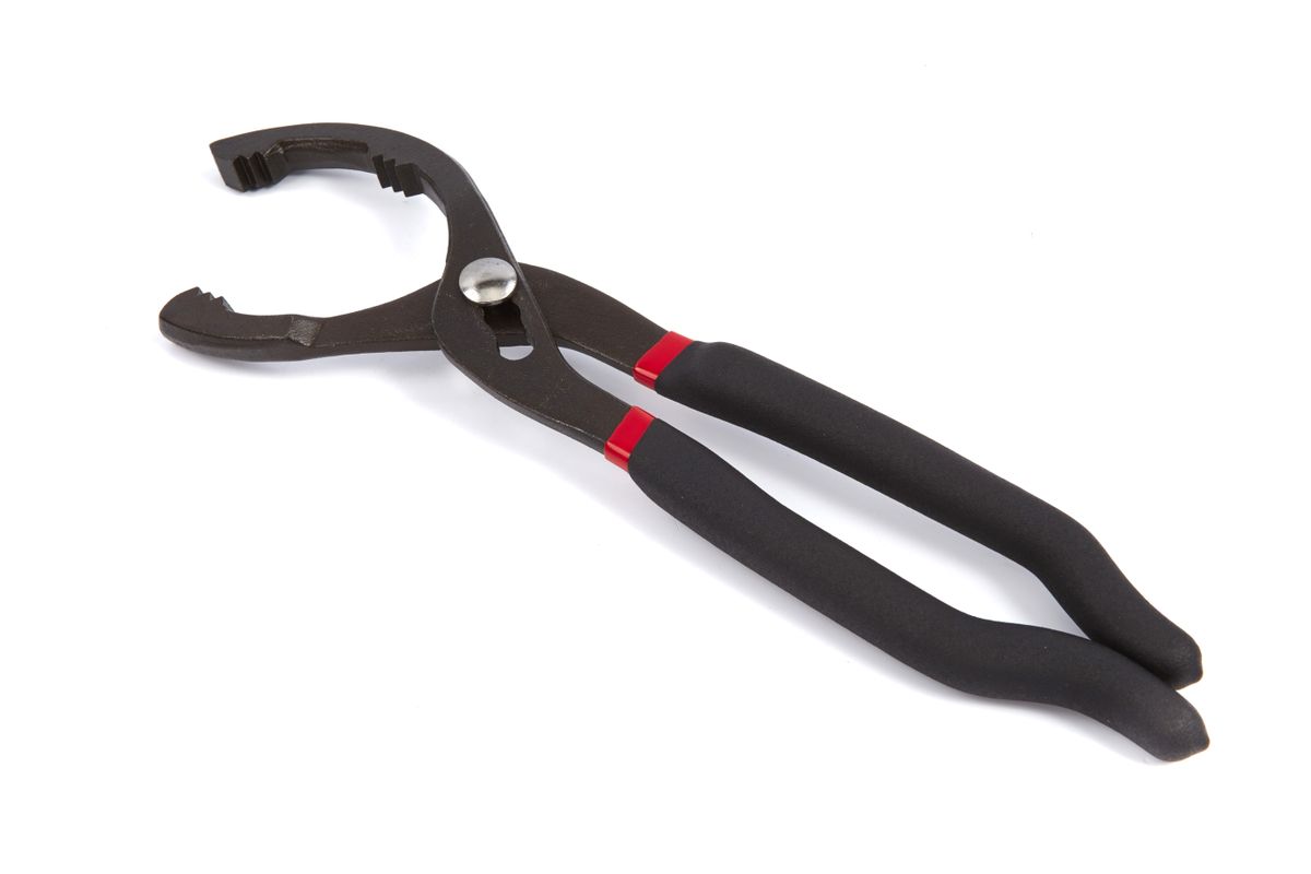 Pinza para filtros de aceite HBM 300 mm con un ángulo de 20 grados y un rango de 63,5 a 116 mm