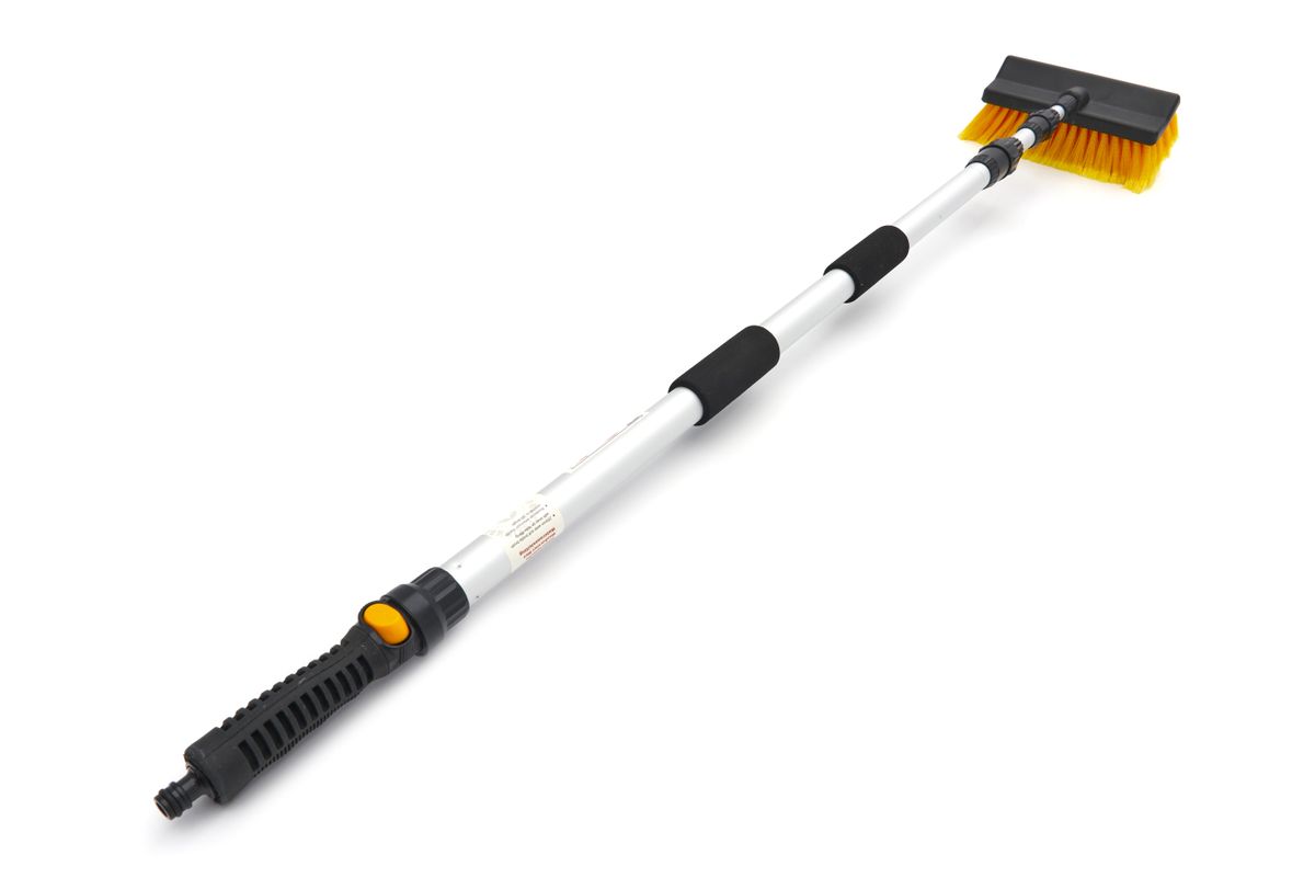 HBM 3 Meter Teleskop-Waschbürste mit Wasseranschluss
