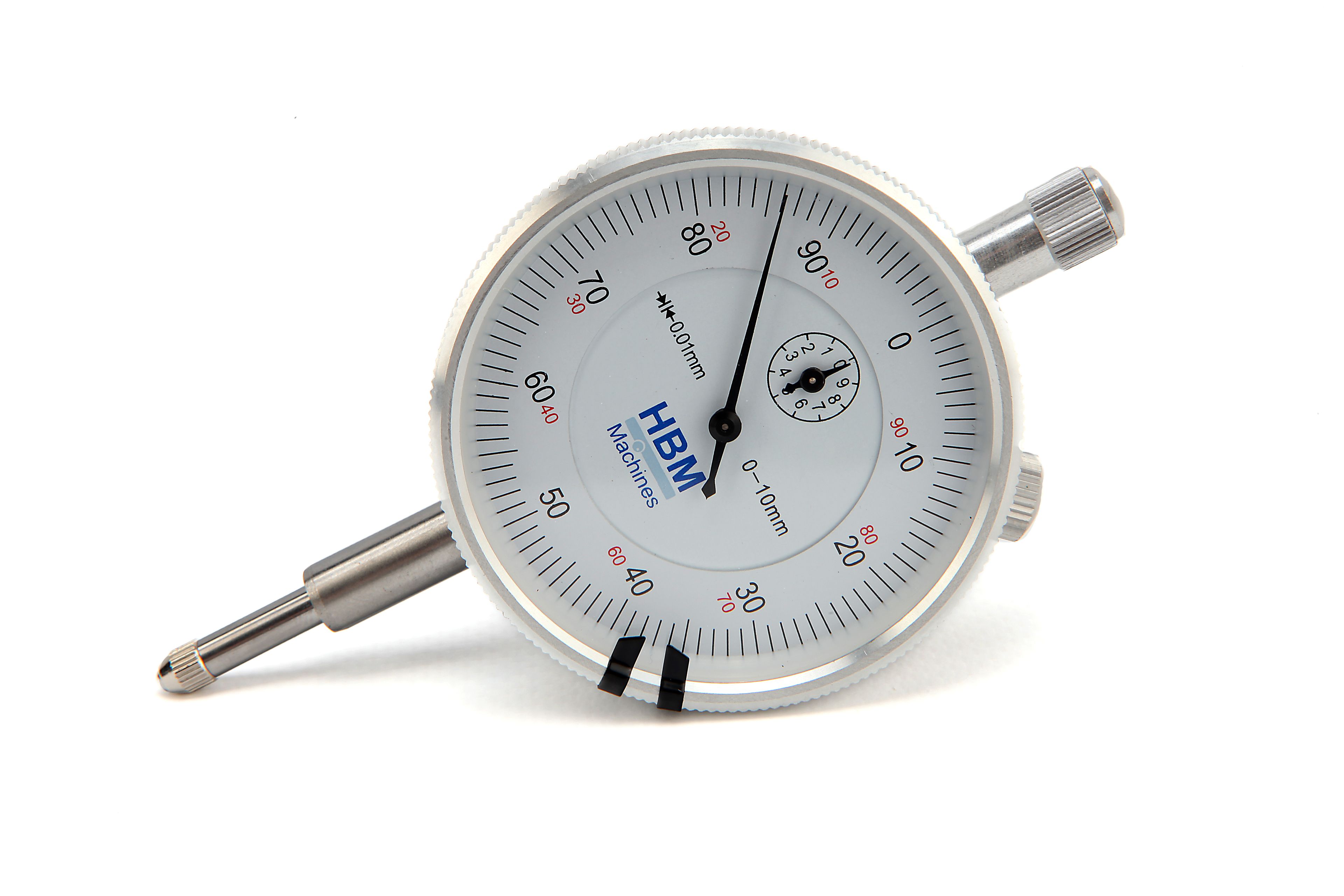 HBM 0,01 mm Course 10 mm Comparateur analogique avec 5 broches d'extension Image 3