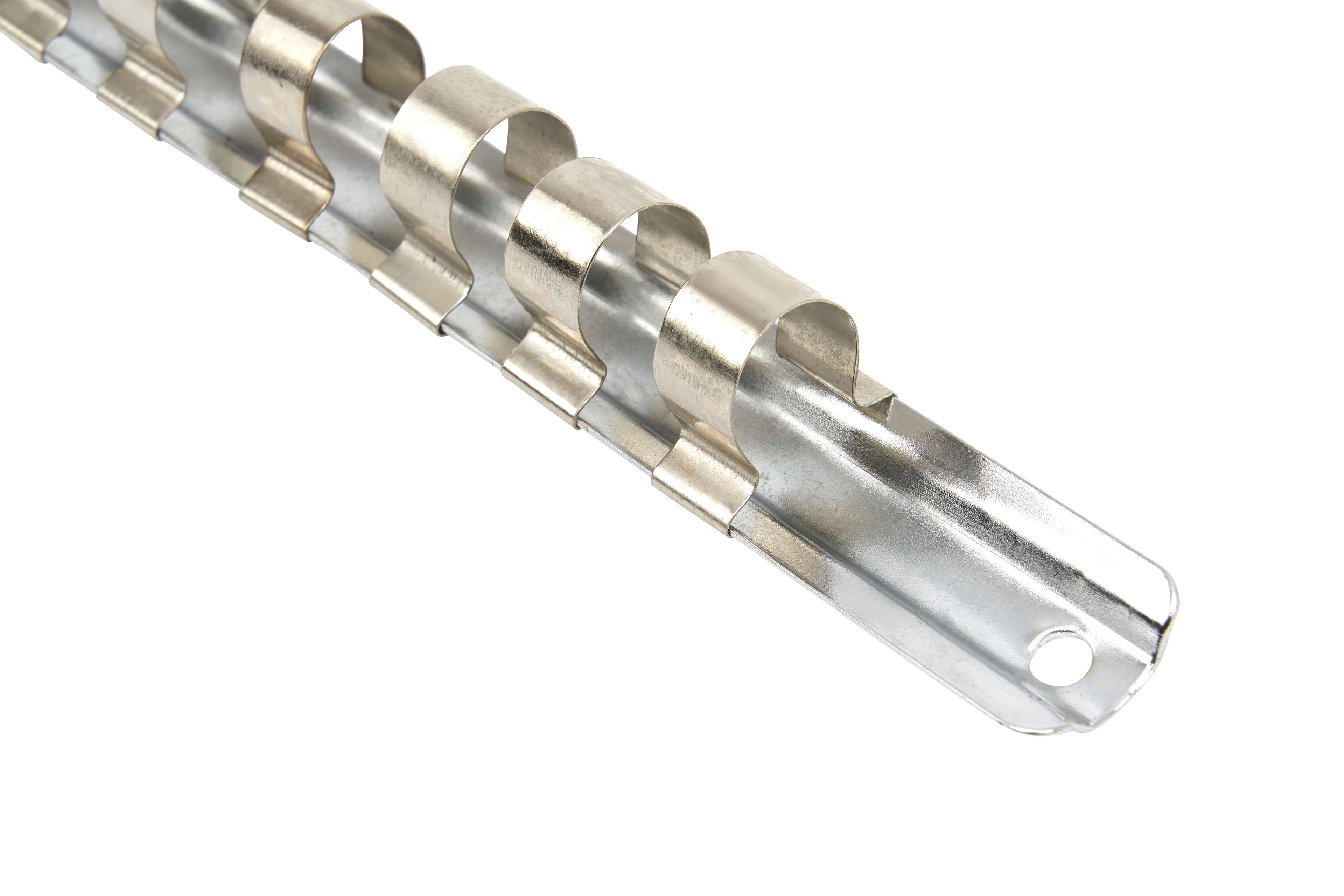 Ensemble de 3 rails à douille en métal HBM pour clés à douille de ¼ "- 3/8" "et 1/2" Image 3