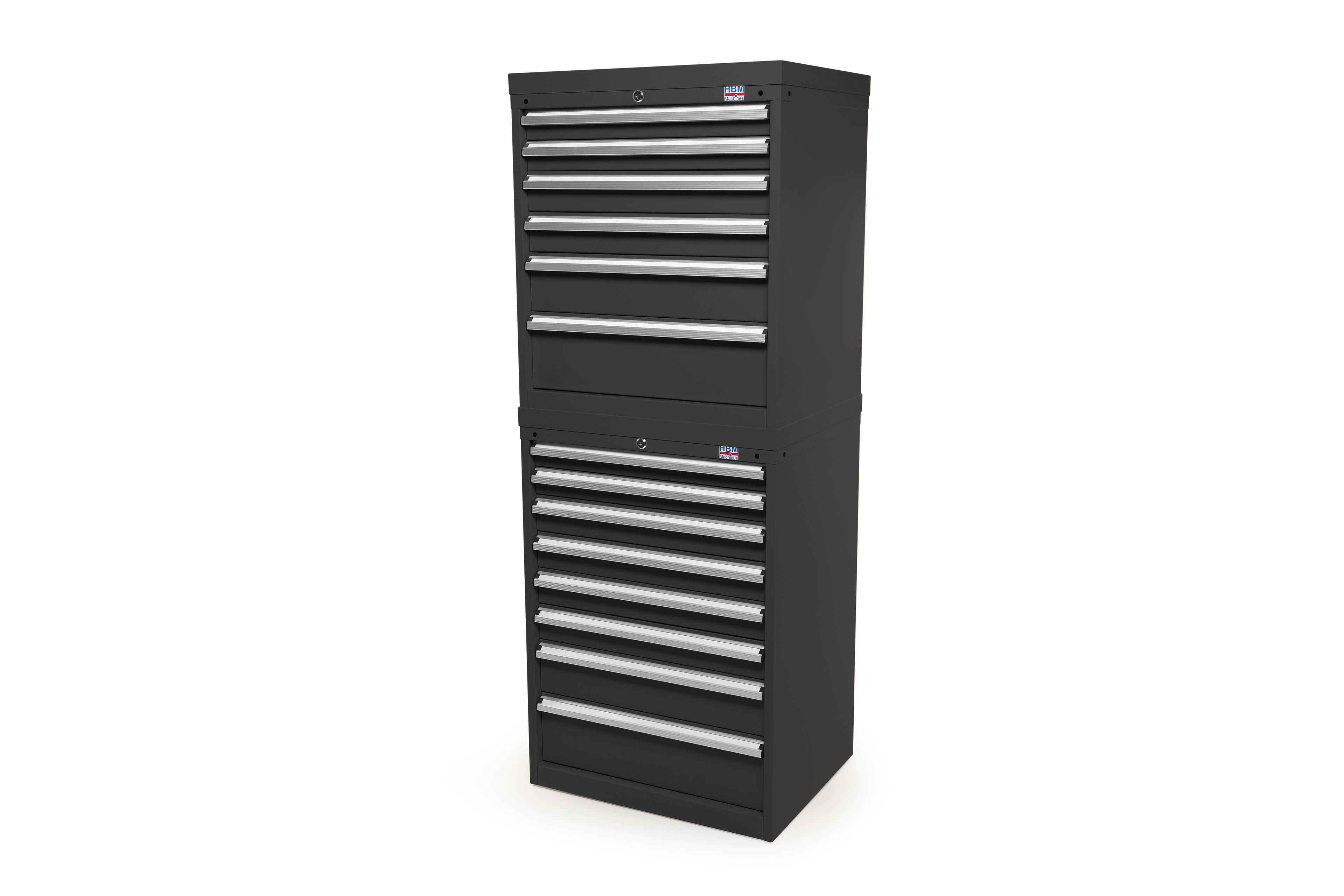 HBM Armoire à outils Profi 6 tiroirs 72 x 58 x 80 cm noir Image 7