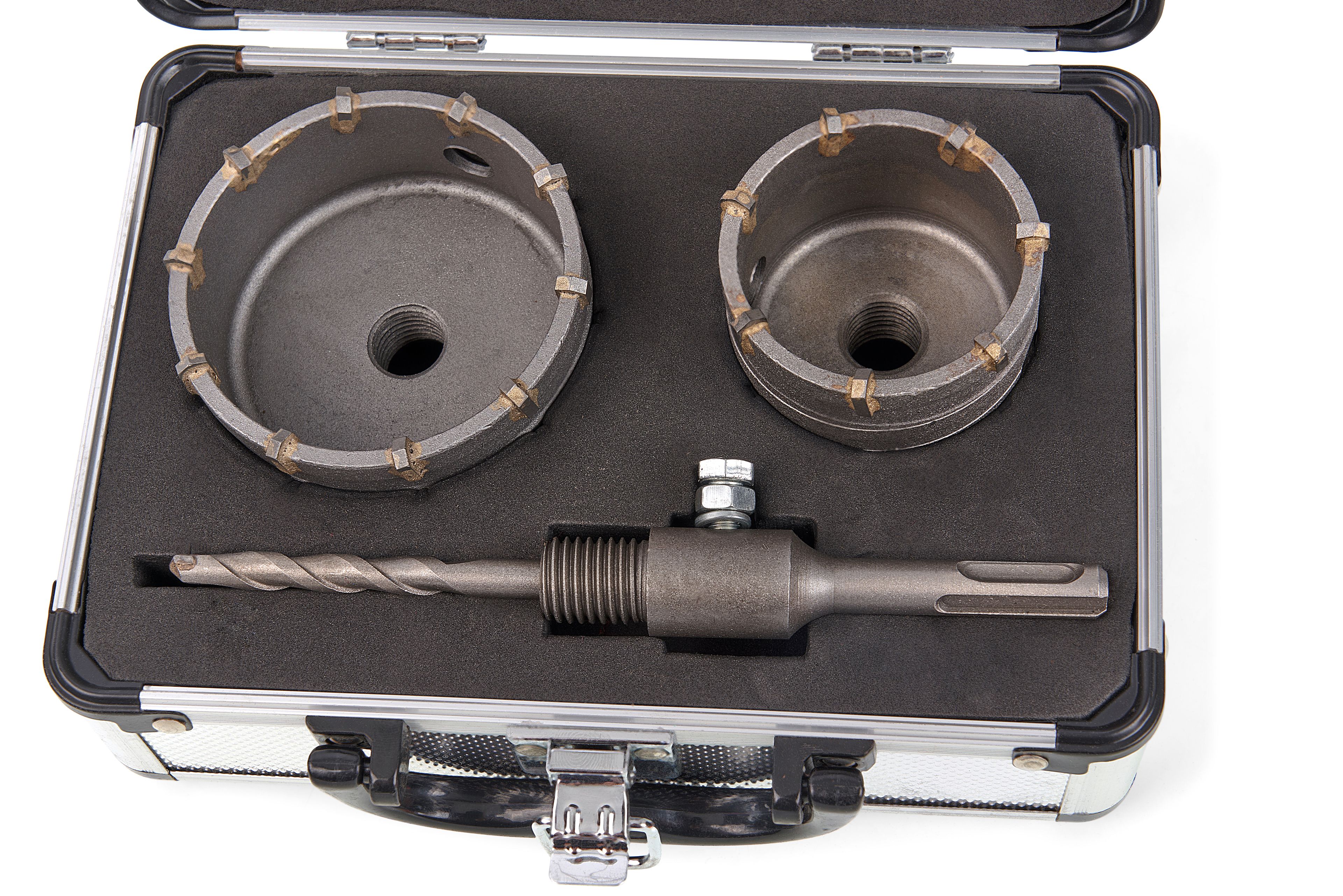 HBM 2 Delige Gatzagenset 60 - 80mm Met SDS Opname Image 2