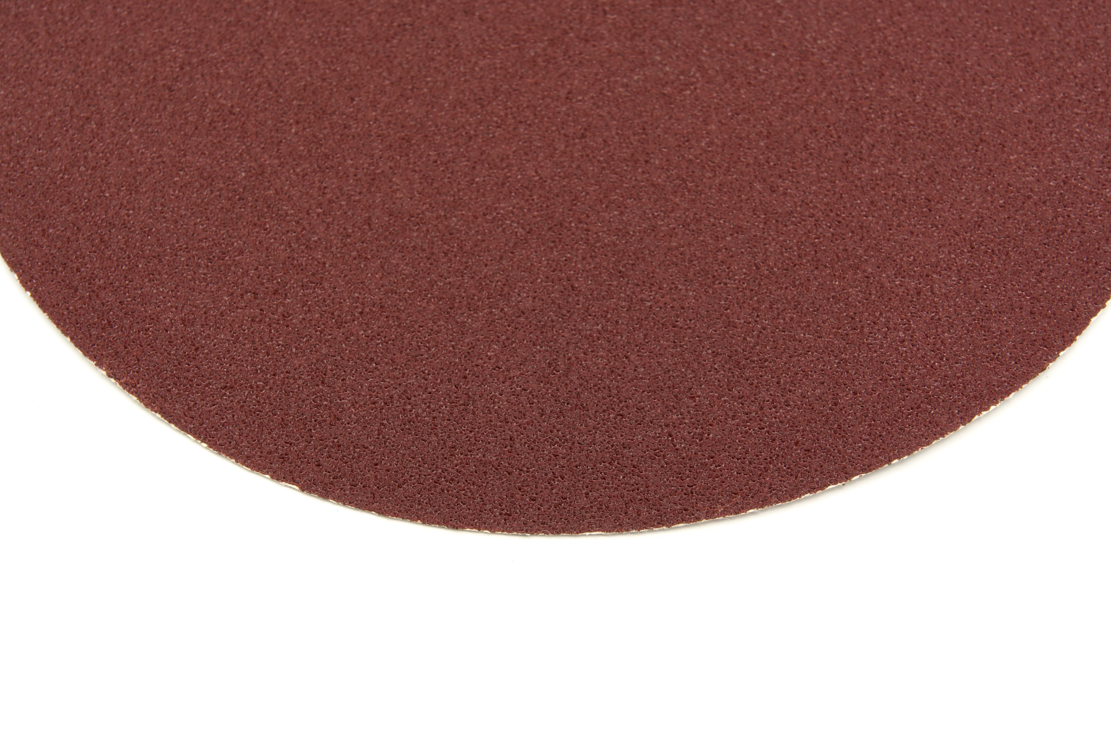 Disque abrasif HBM à fixation velcro en oxyde d’aluminium grain 80 - 10 pièces Image 3