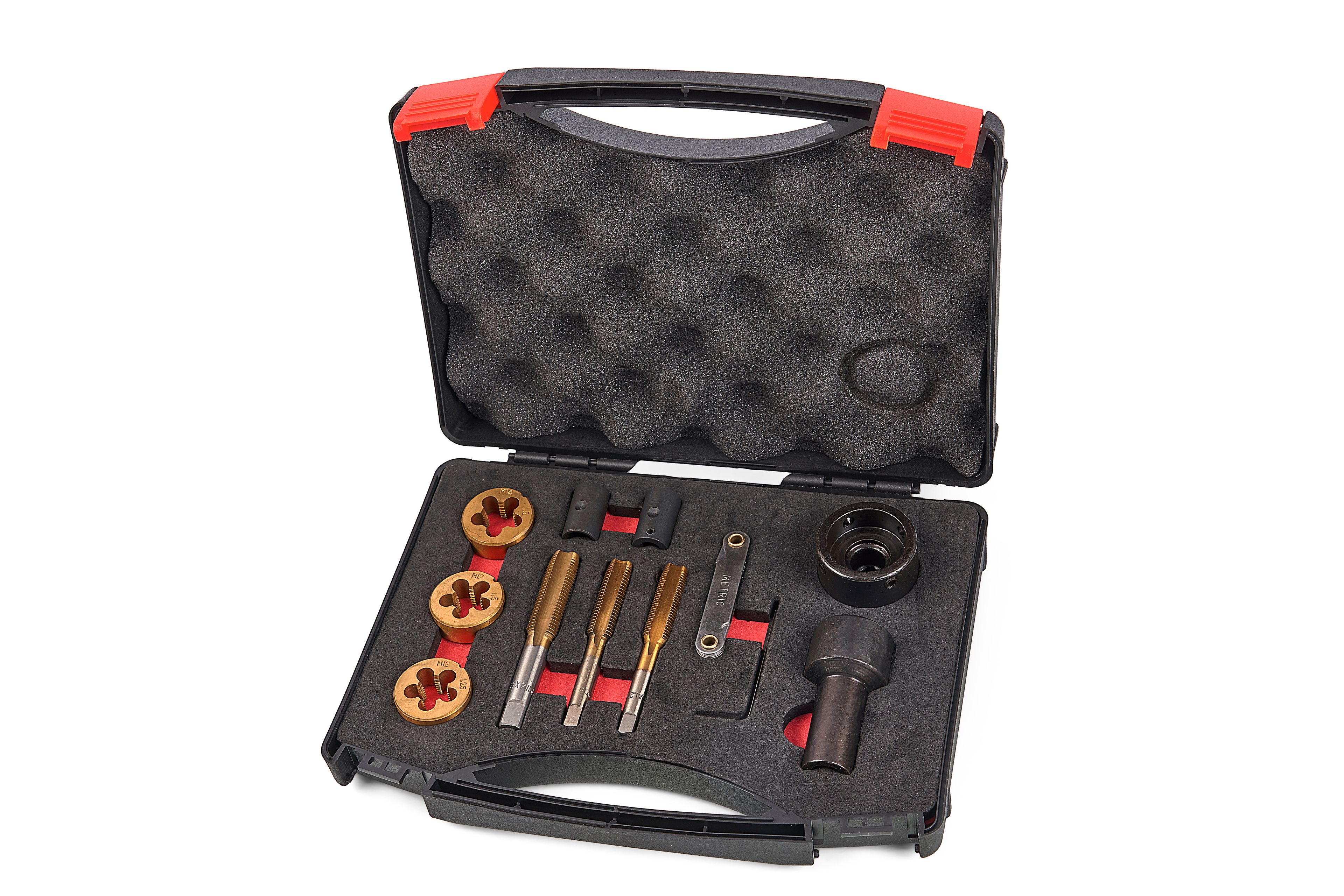 Juego de reparación de rosca de tuercas de rueda y bridas de rueda de 12 piezas HBM Image 2