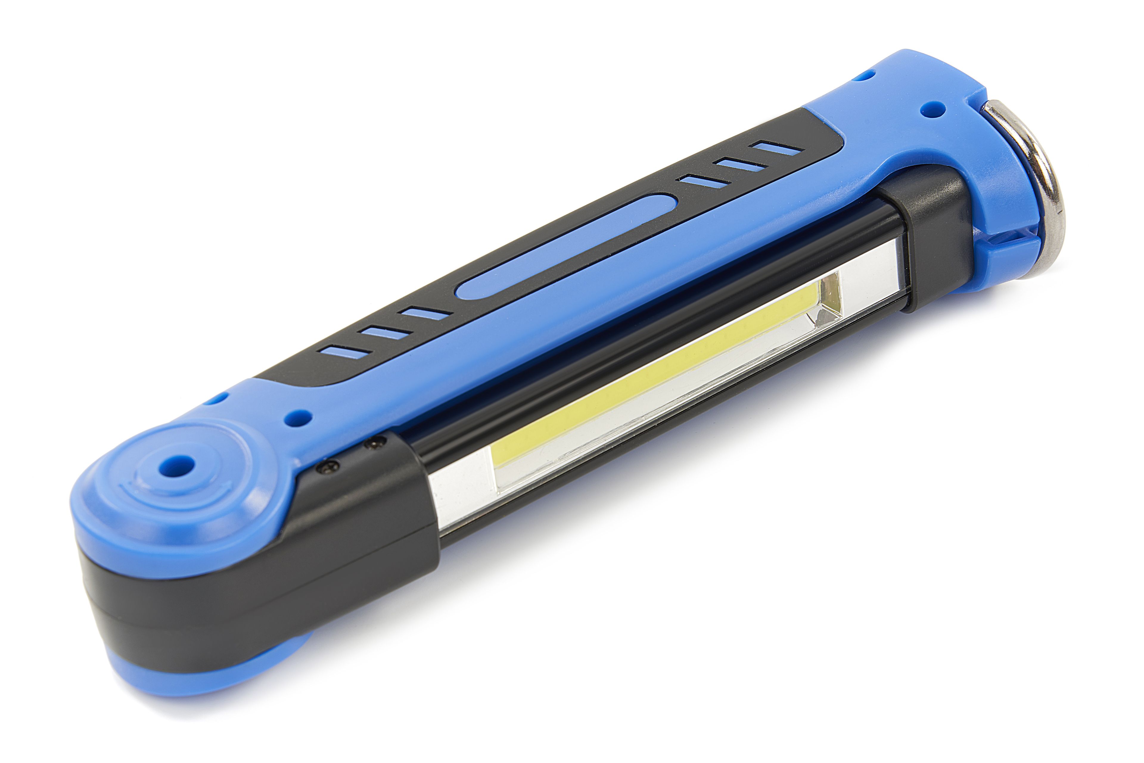 HBM Lampe LED professionnelle pliable et rechargeable 300 lumens avec crochet et aimant Image 4