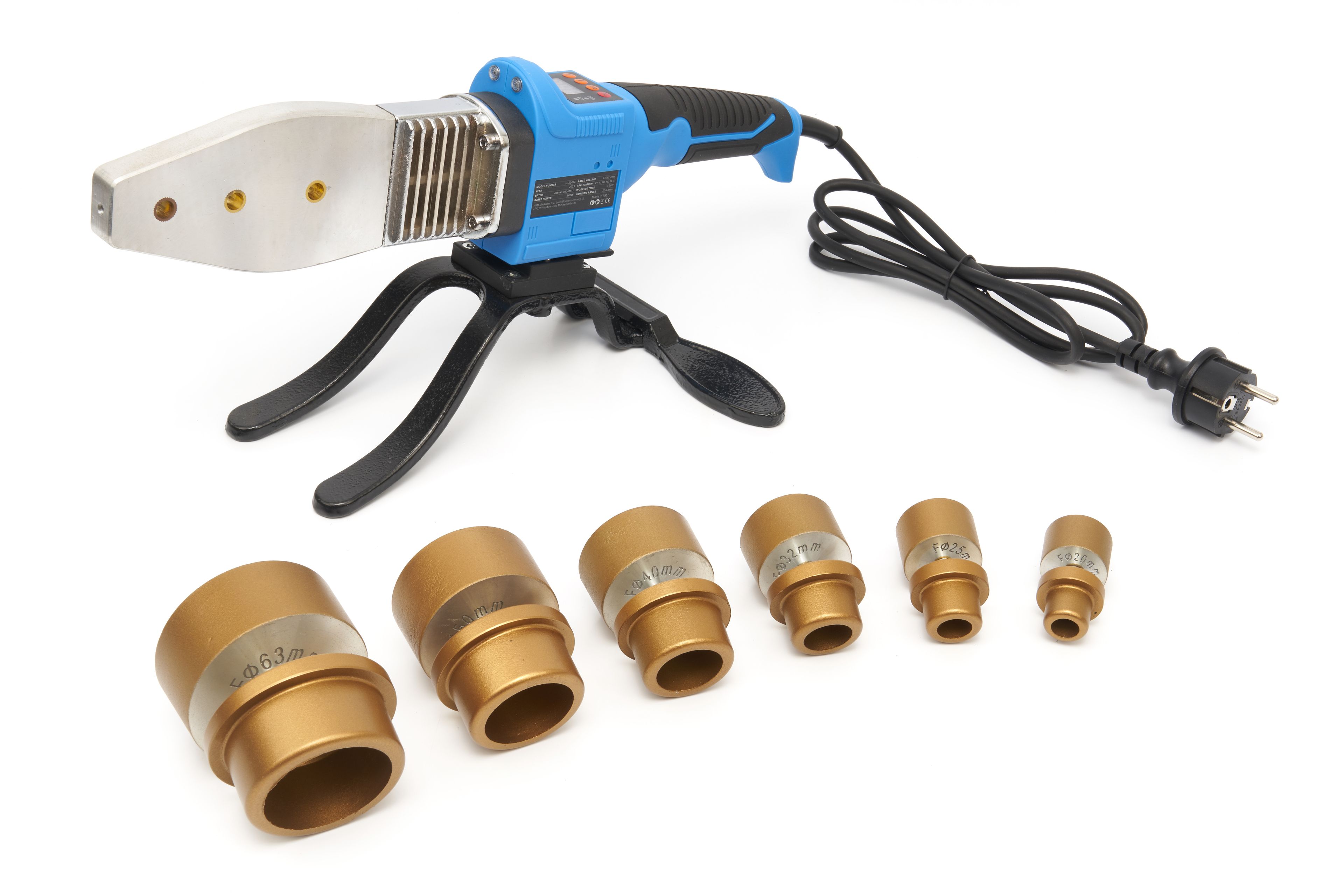 HBM digitales Muffenschweißgerät 20 - 63 mm 800 Watt