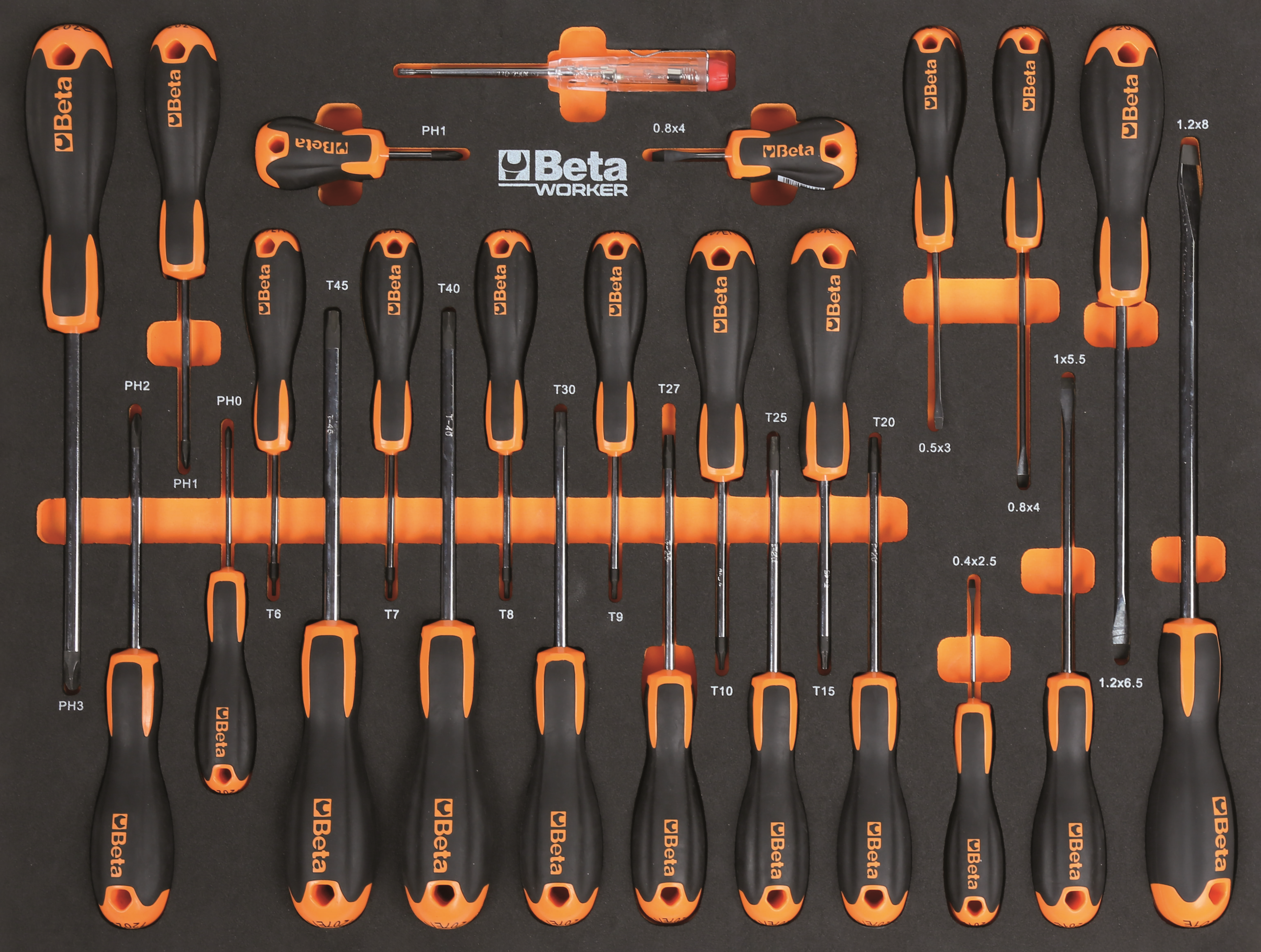 Beta C45PRO 2.0 système d’atelier, plateau bois, avec set d’outils 268 pièces Image 6