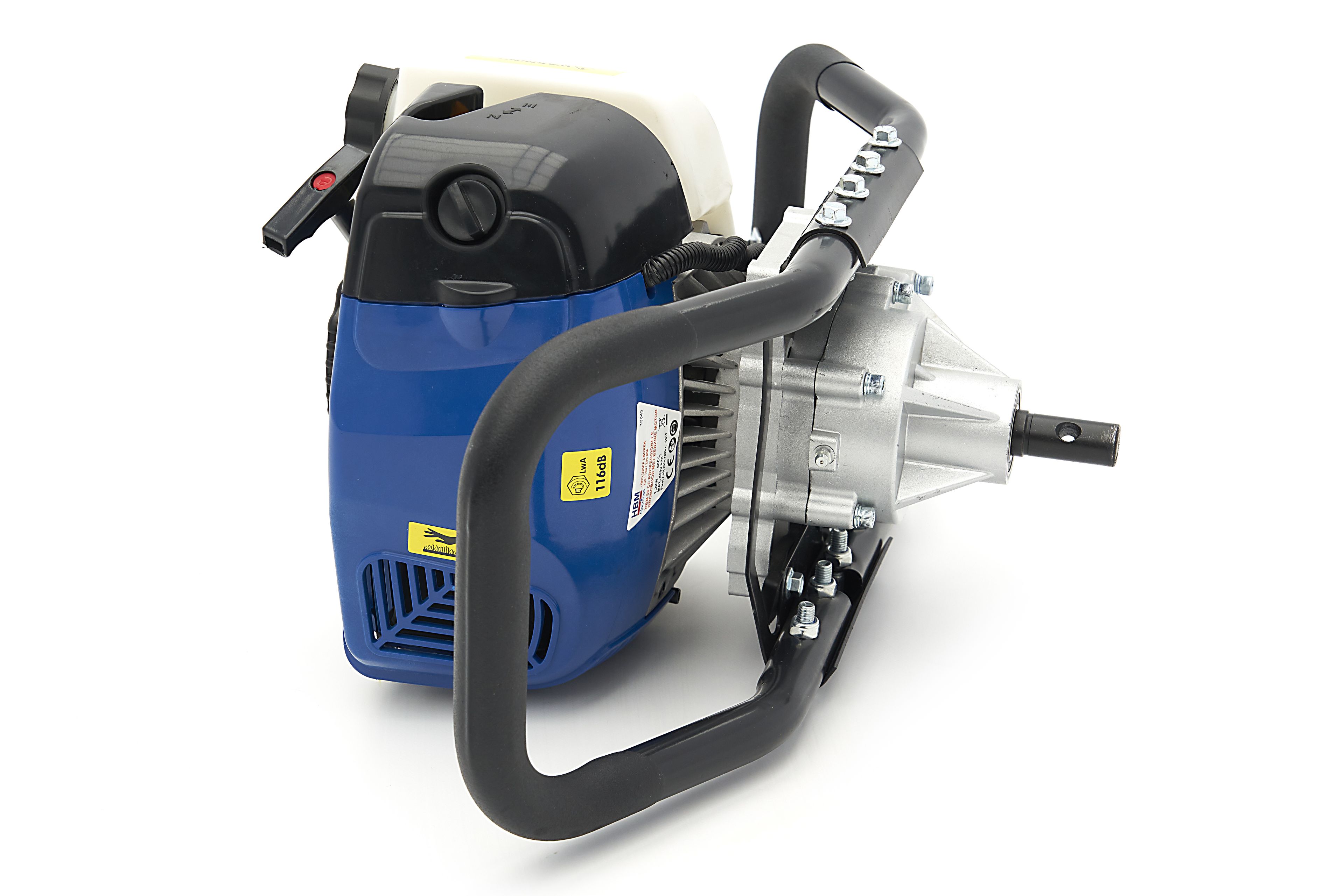 HBM 58 cc Professional Erdbohrer mit Benzinmotor - inklusive 3 Bohrer 100 / 150 / 200 mm. Image 10