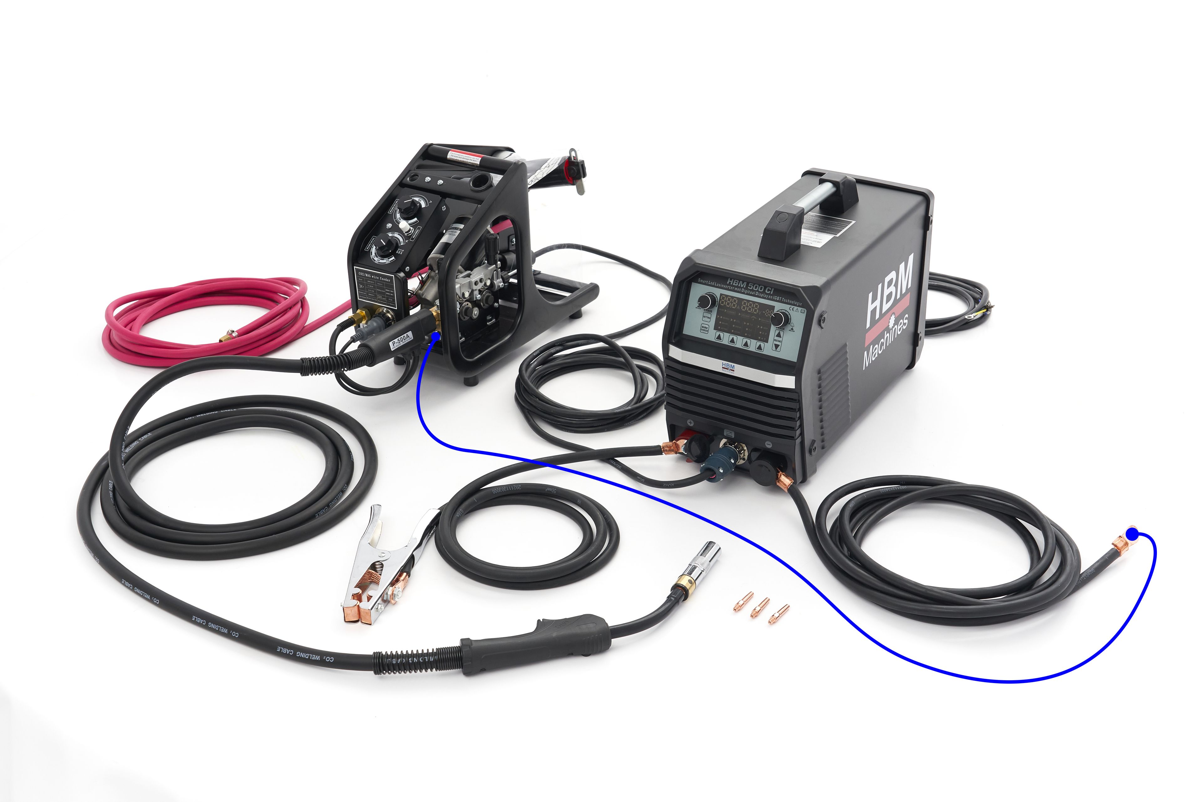 HBM 500 CI Smart Led Inverter per Saldatura con Display Digitale e Tecnologia IGBT 400 volt – Nero Image 3