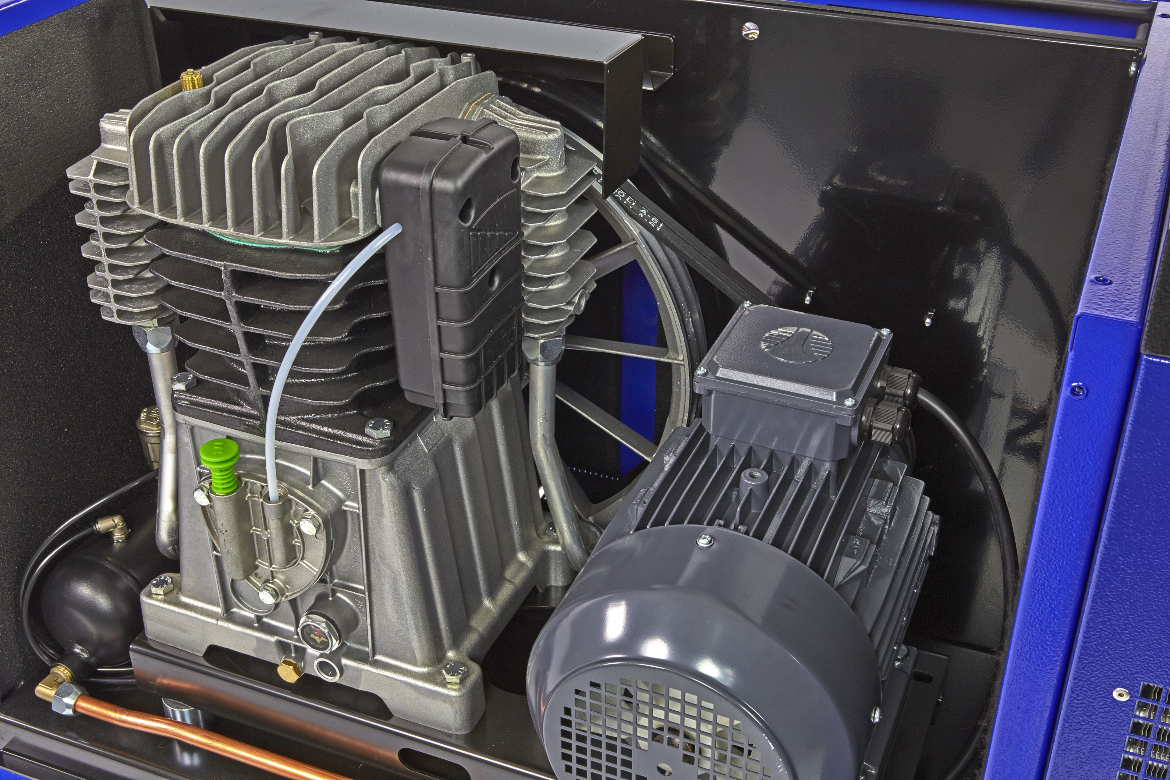 Michelin Compresor amortiguado 5.5 HP 270 litros MCXD 598 / 300N con secadora Image 12