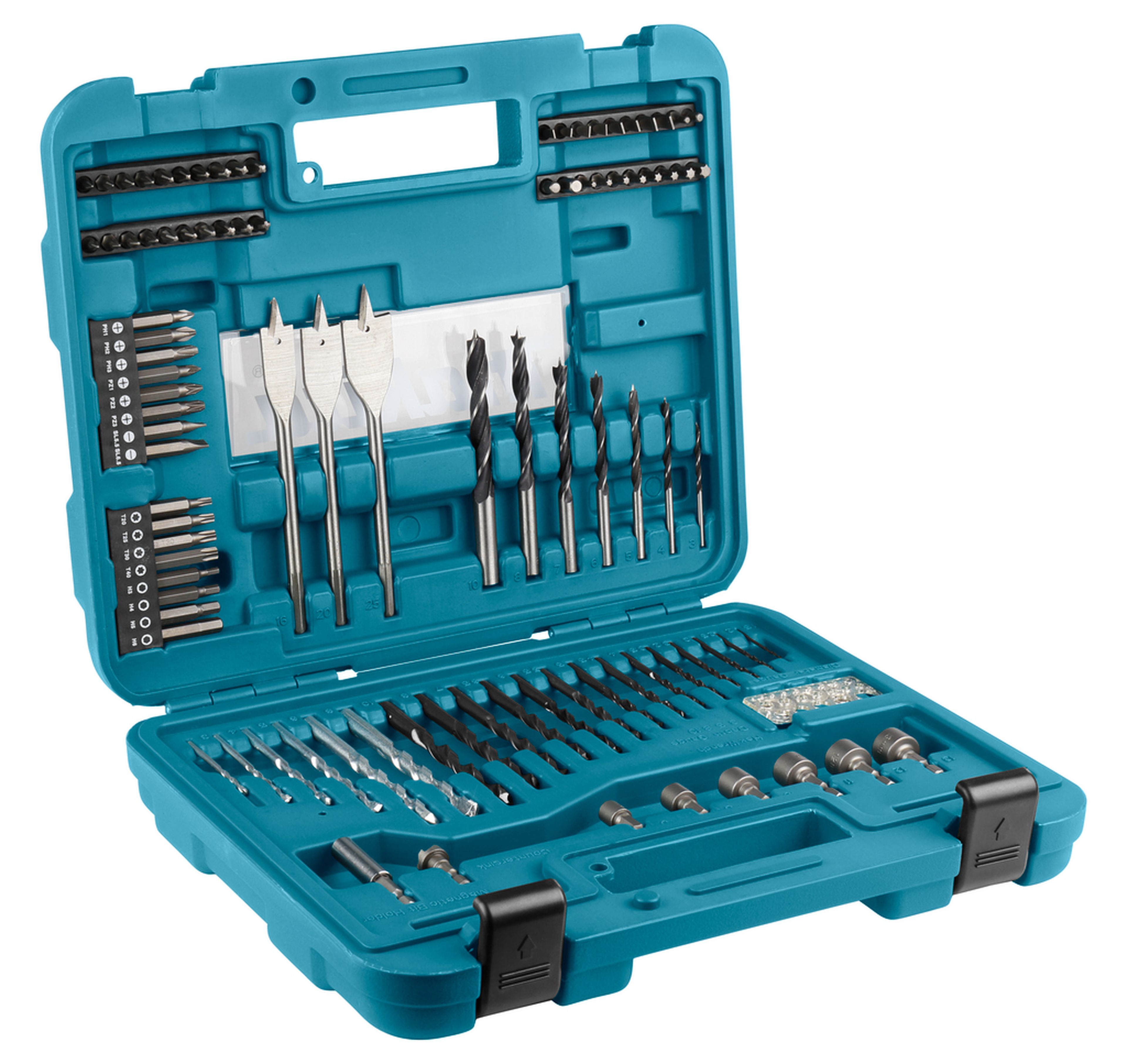 Makita set di accessori 100 pezzi in valigetta di plastica - D-47248 Image 2