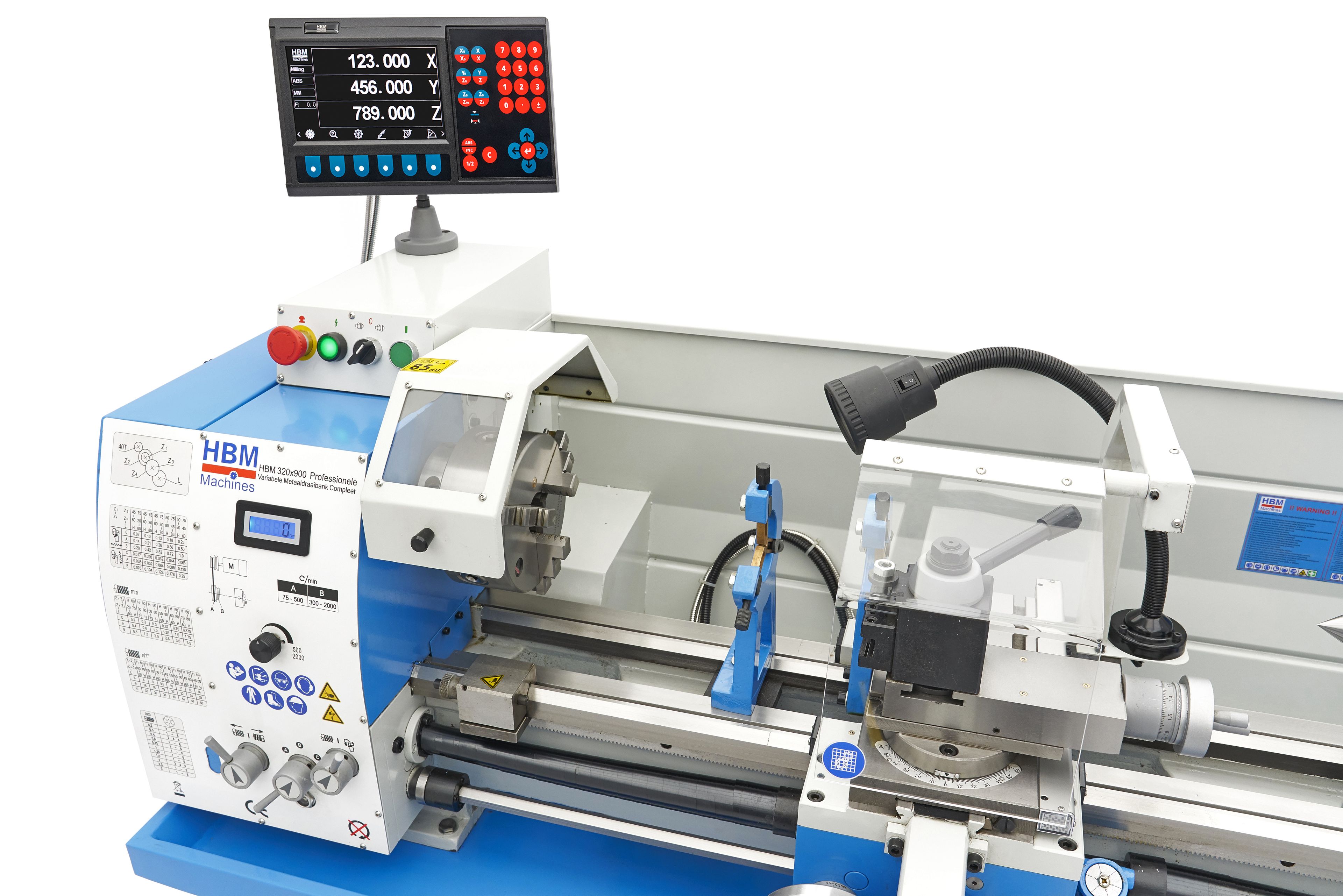 HBM tornio per metallo 320 x 900 DRO vario Image 10