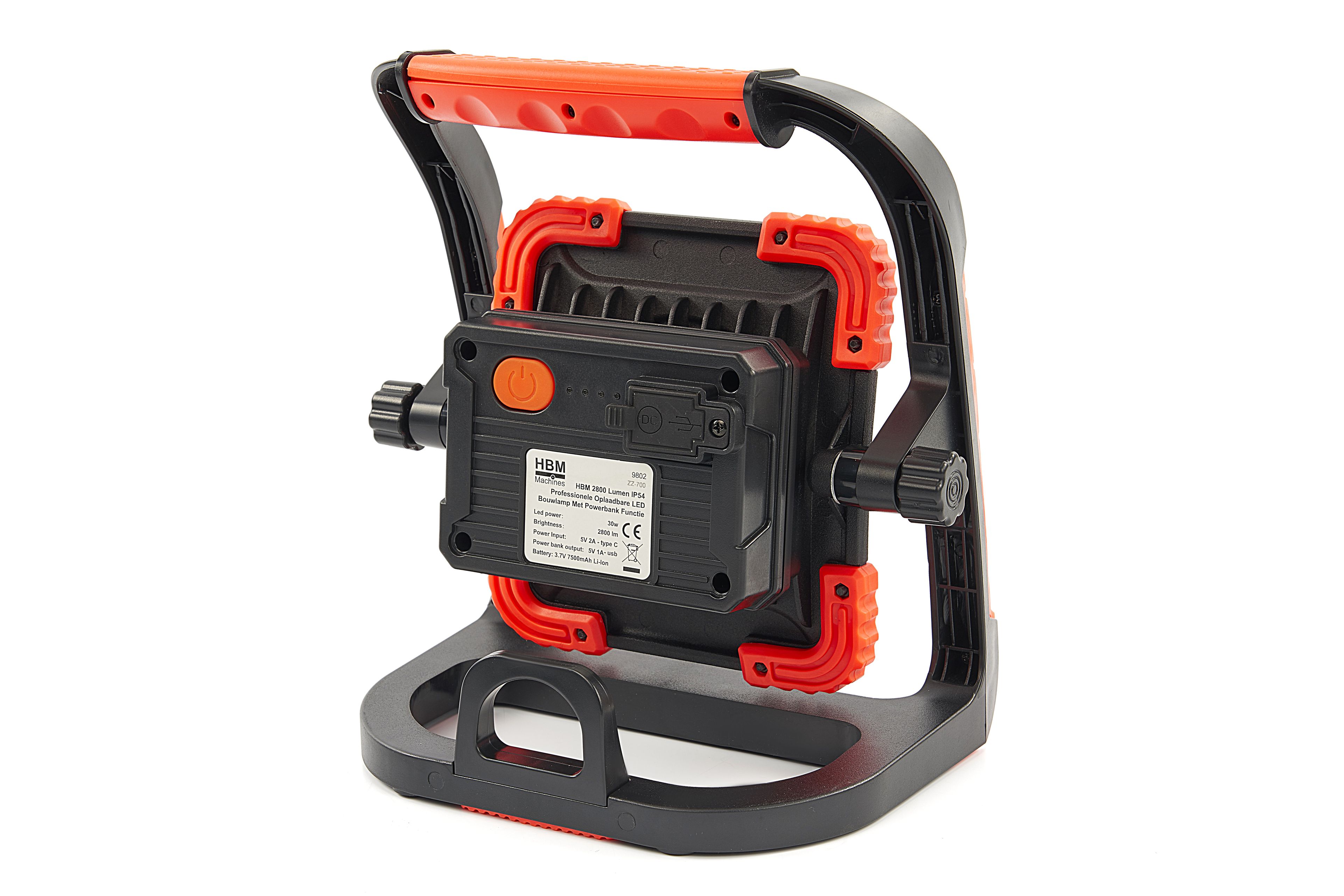 HBM 2800 Lumen IP 54 Lámpara LED Profesional Recargable con Función de Banco de Energía Image 4