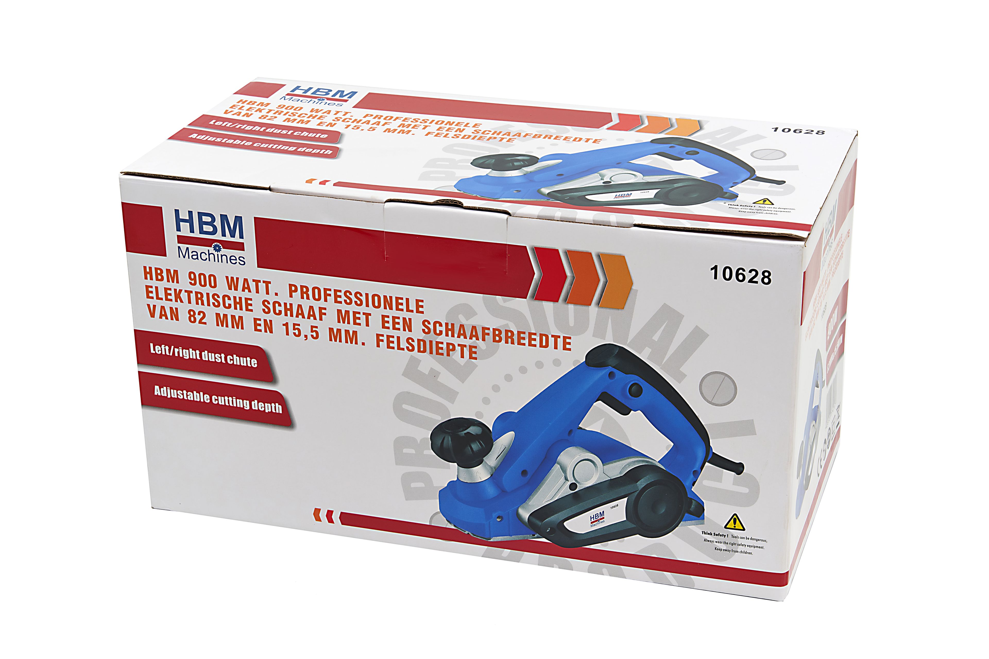 HBM 900 Watt. Professionele Elektrische Schaaf met een Schaafbreedte van 82 mm en 15,5 mm. Felsdiepte Image 10