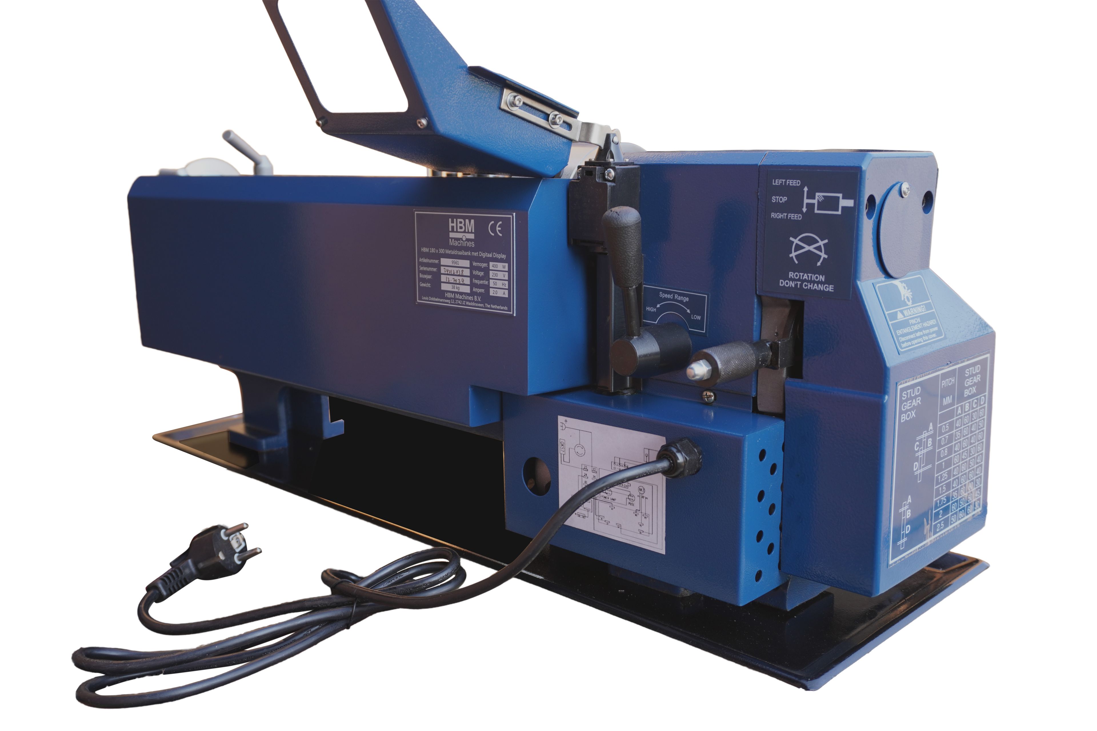 HBM mini torno para metal 180 x 300 Image 3