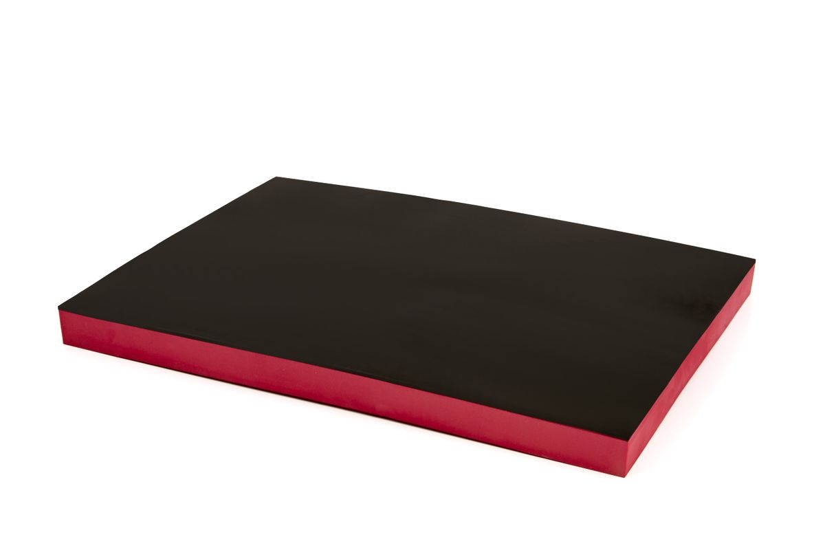 HBM Incrustación de espuma 585 x 410 x 40 mm para carro de herramientas - ROJO