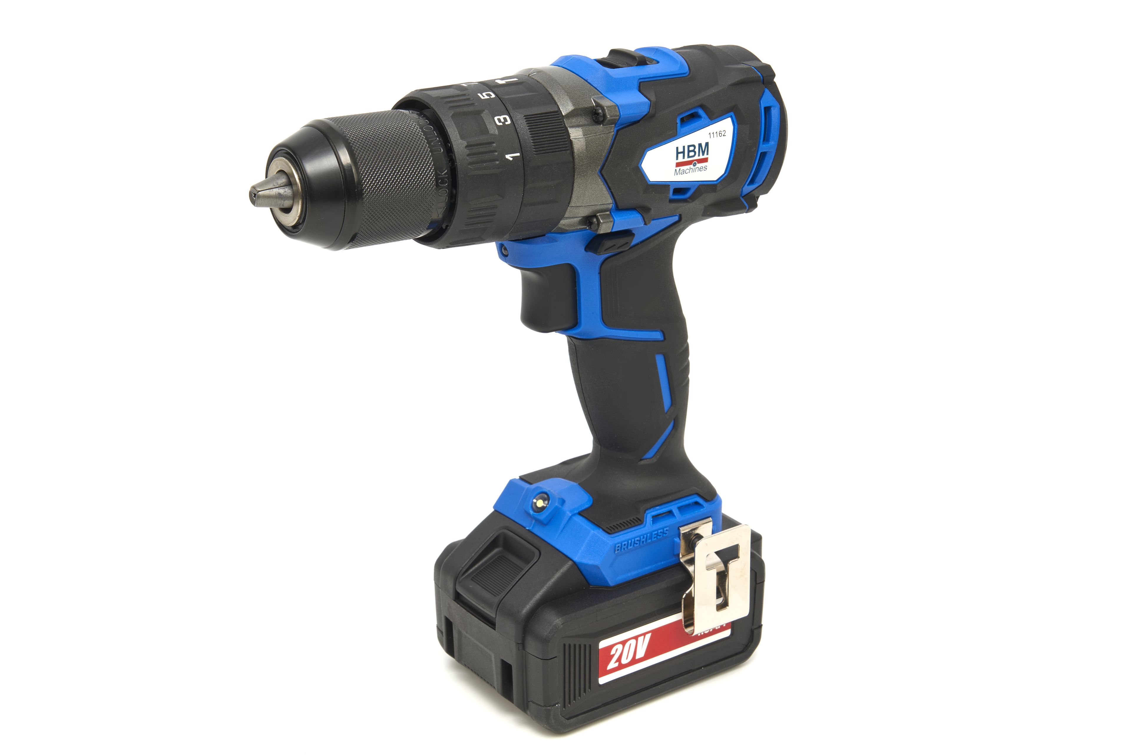 Trapano a batteria HBM Professionale 20 Volt 4,0AH con funzione percussione