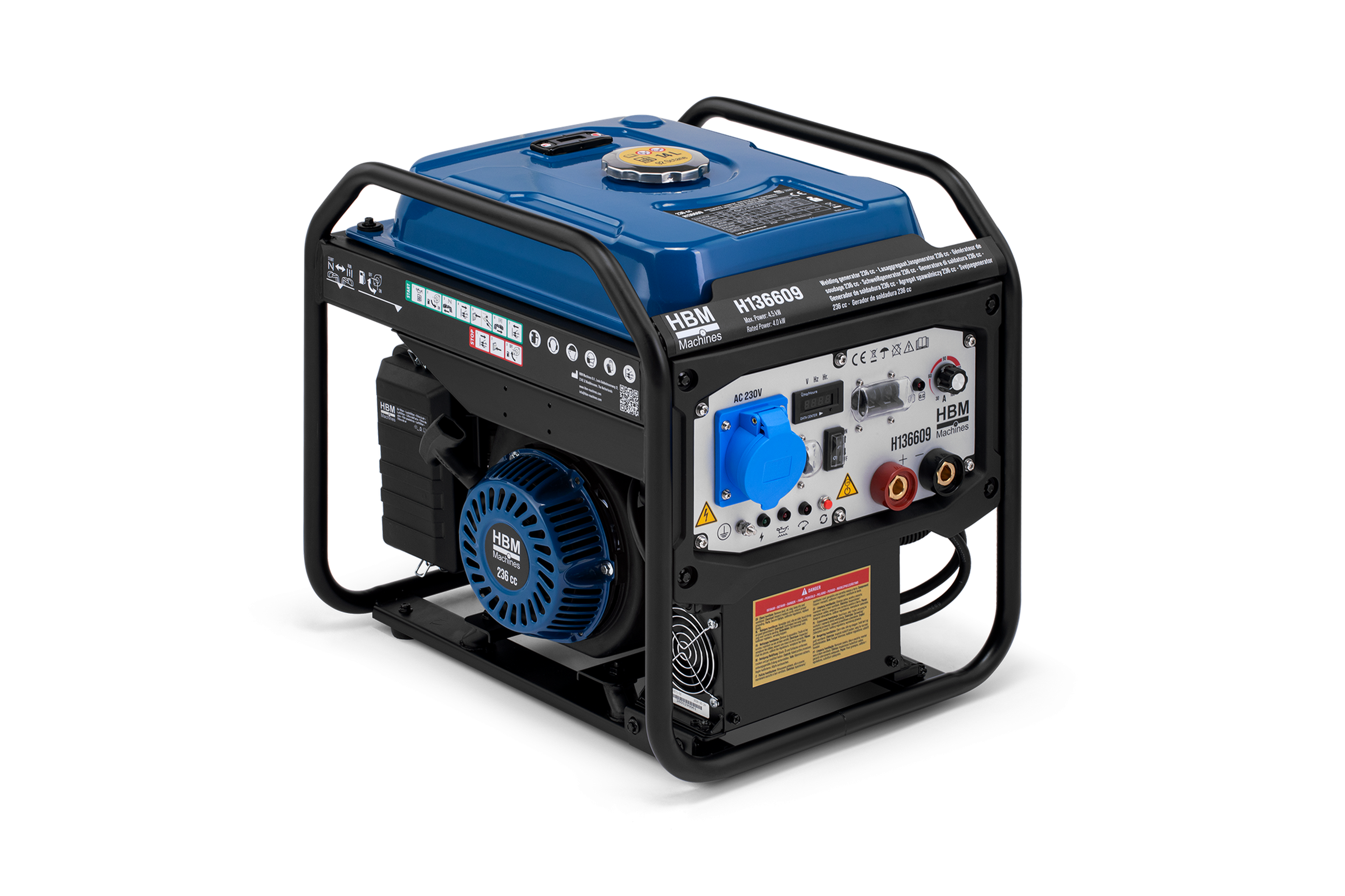 HBM lasaggregaat 4000 W, 230 V, benzine Image 4