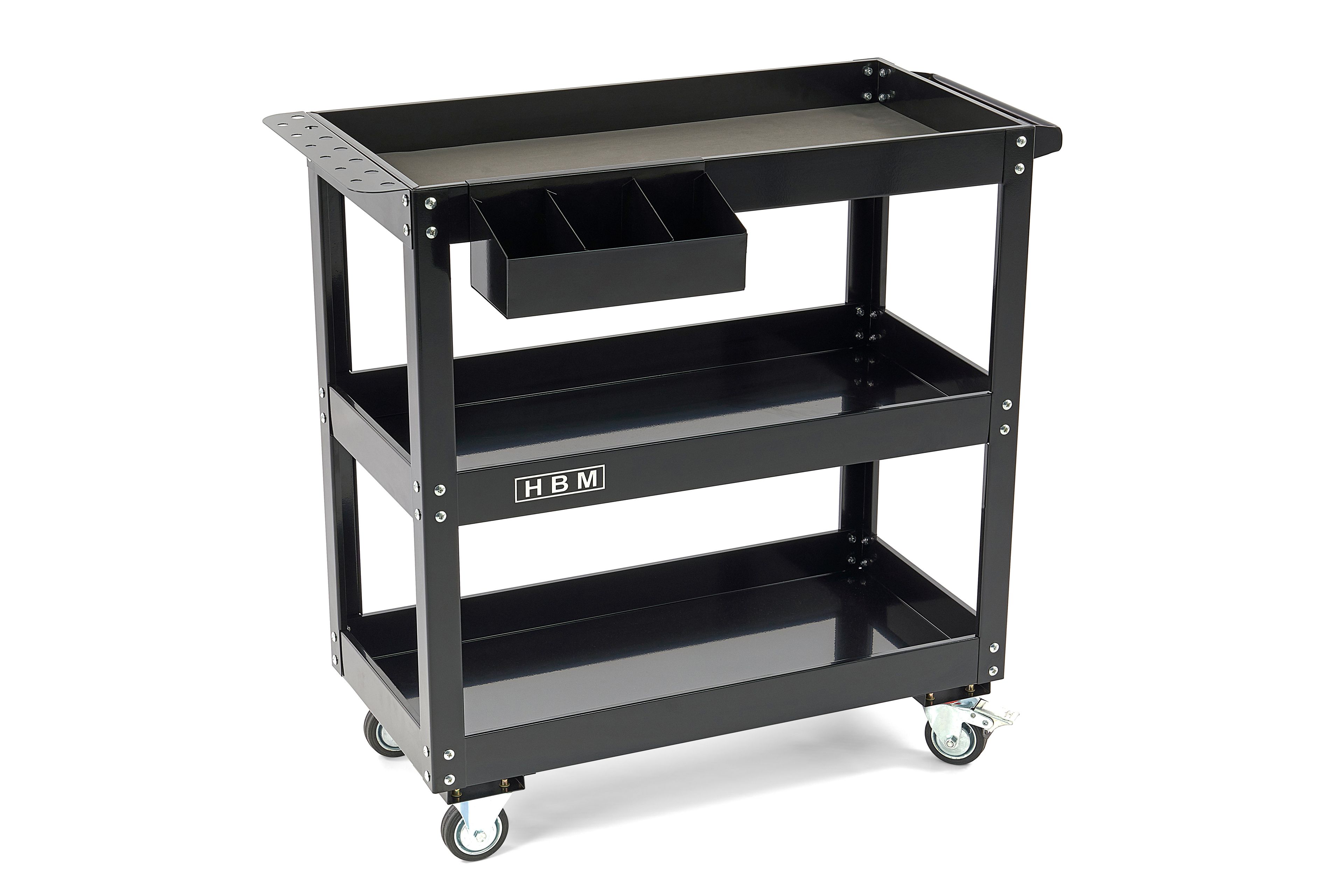 HBM Deluxe Chariot d'outils mobile universel 3 niveaux Image 3