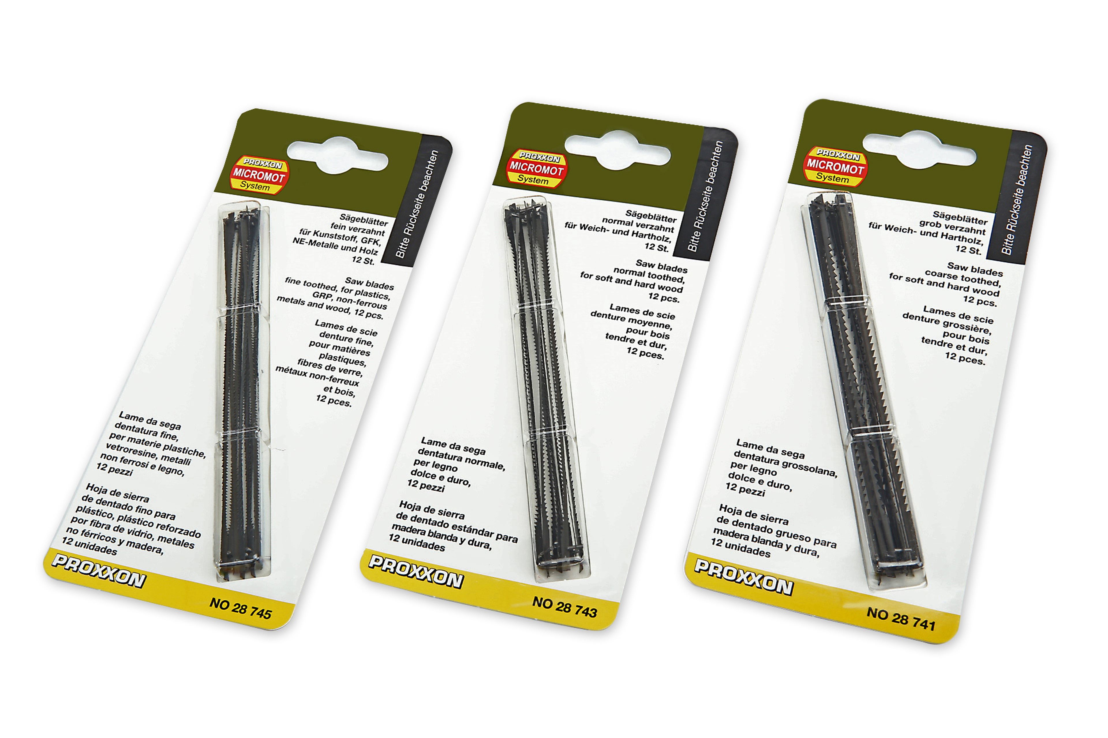 Proxxon seghetti per DSH seghe a figura