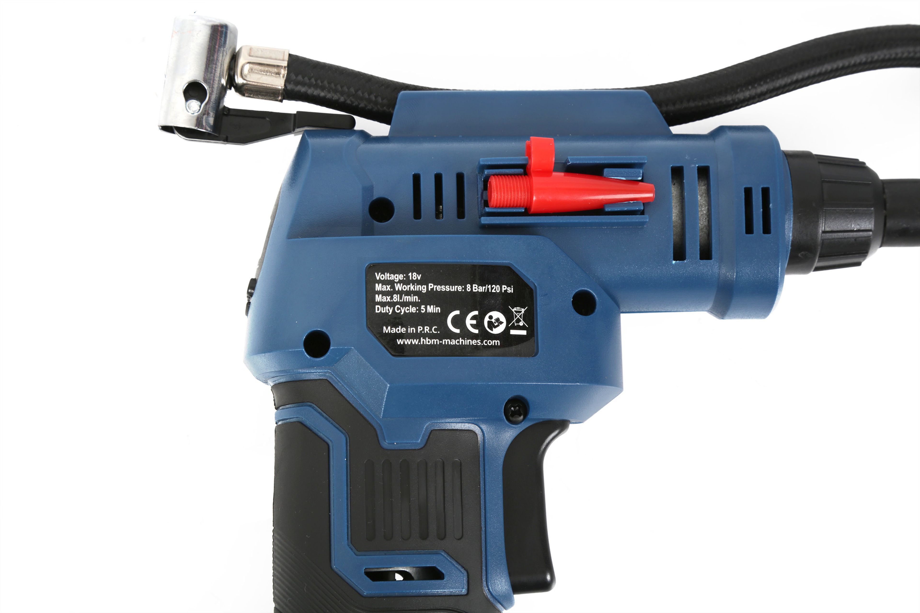 HBM Compressore da 18 Volt a batteria con accessori Image 5