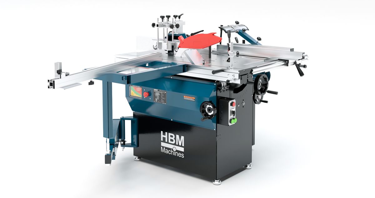 Máquina de carpintería HBM 5 en 1 de 10 pulgadas