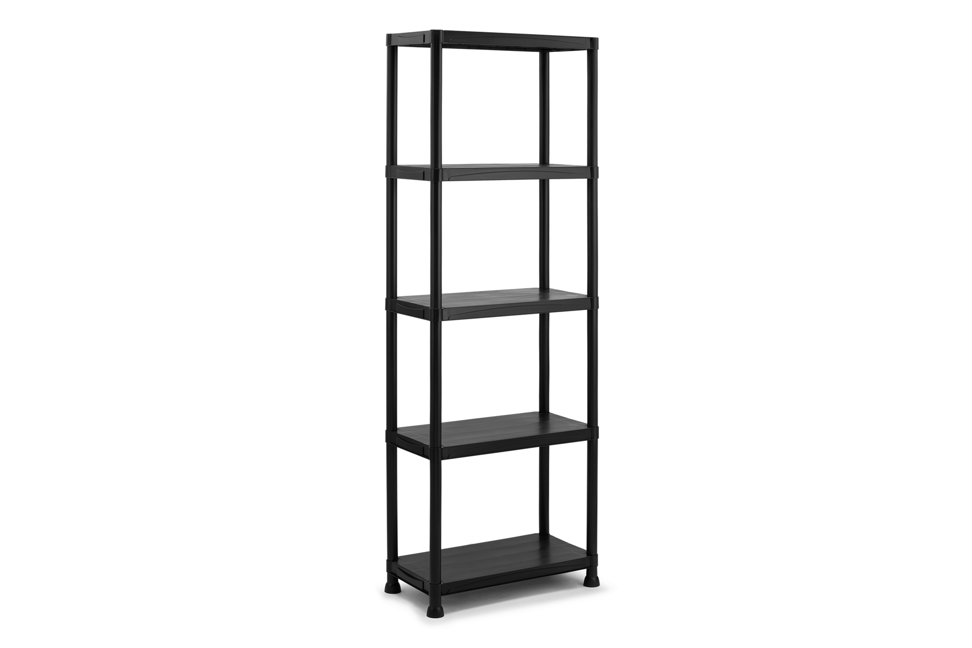 HBM kunststof stellingkast 5 x 25 kg, zwart Image 3