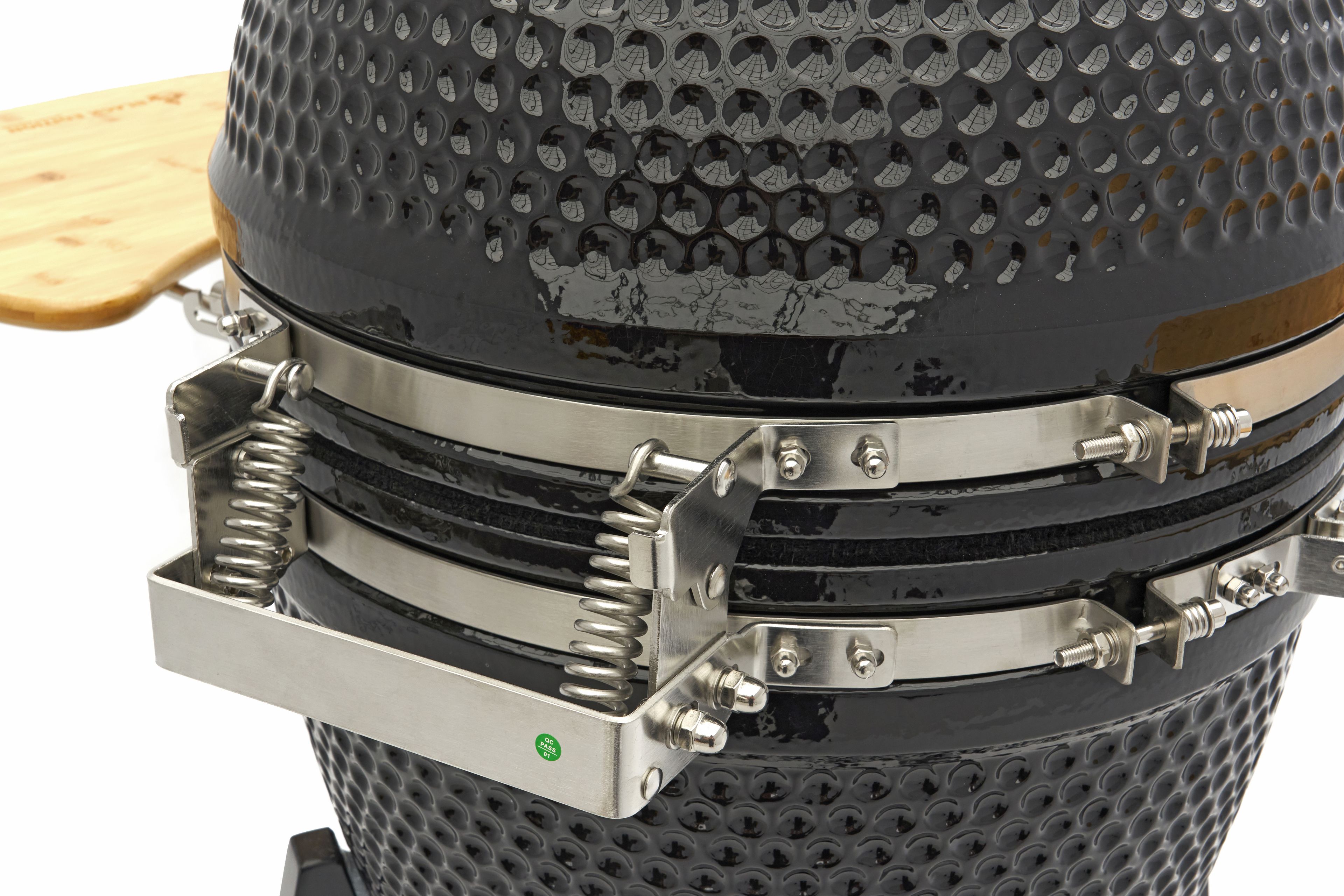 Barbecue Kamado en céramique de 55 cm sur socle mobile Black Edition Image 22