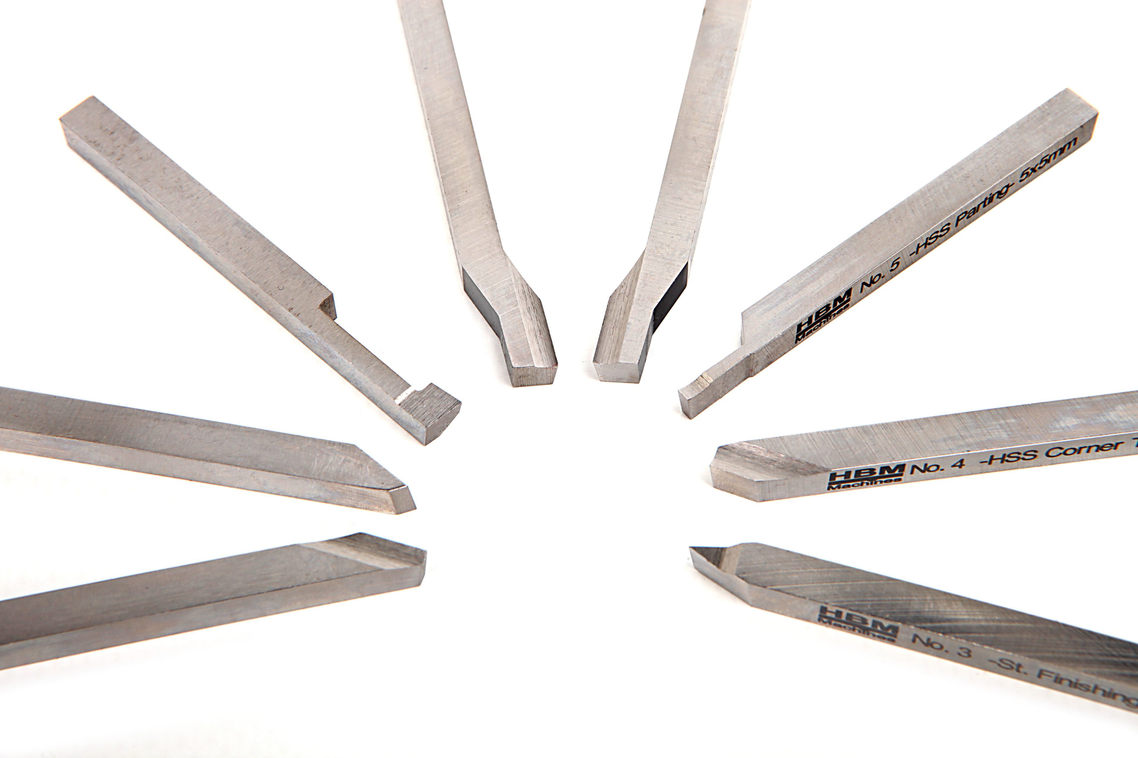 Ensemble de 8 ciseaux HSS HBM 8 mm Image 5