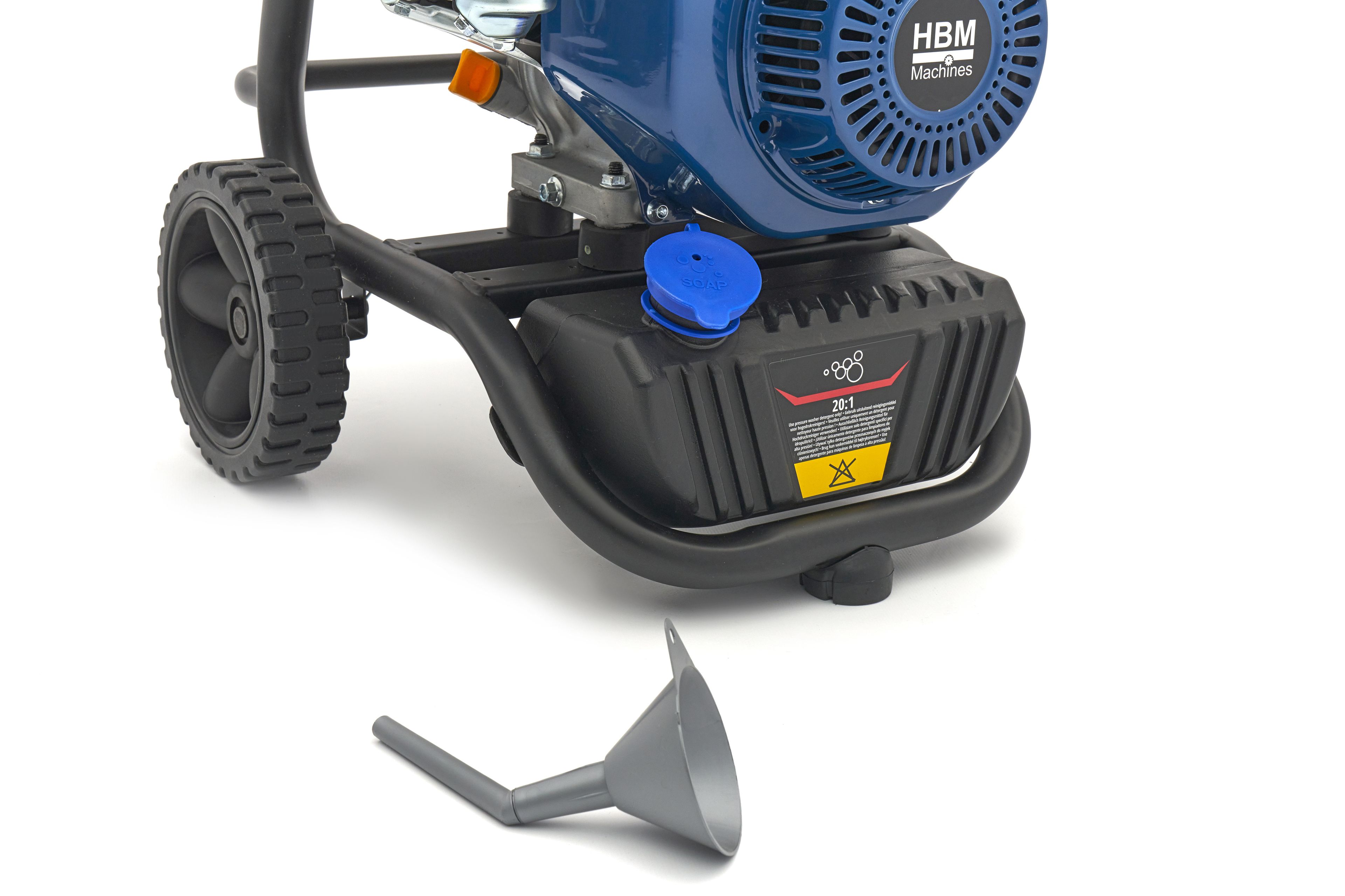 HBM benzine hogedrukreiniger 220 bar 9,5L/min208cc Image 17